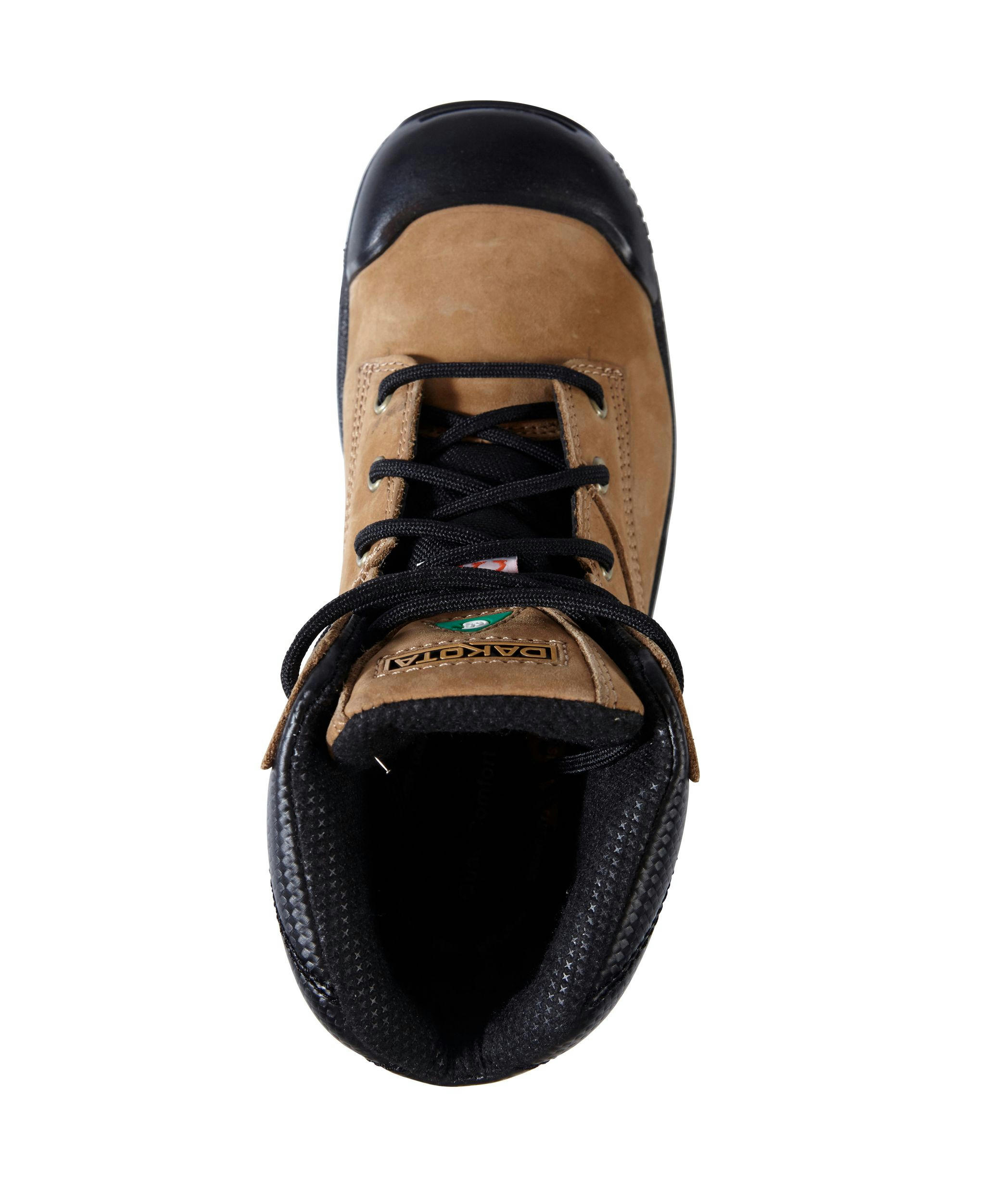 Dakota WorkPro Series Women's 6 Inch Quad Basic Steel Toe Composite Plate Leather Work Boots with Tarantula Anti-Slip - Brown