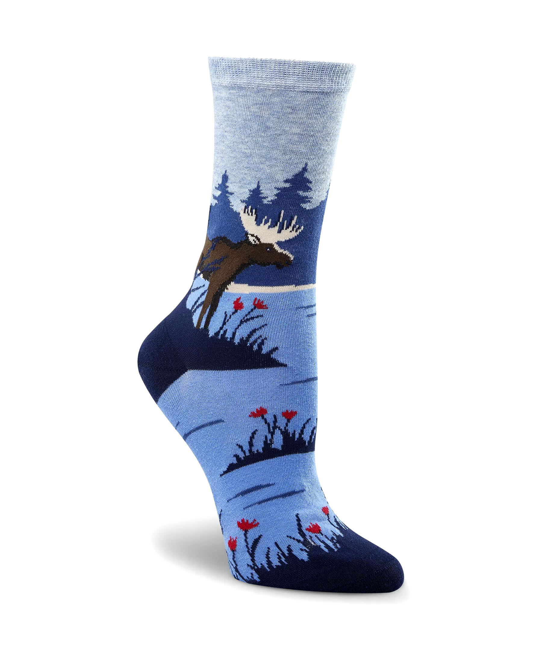 Denver Hayes Women's Patterned Crew Socks