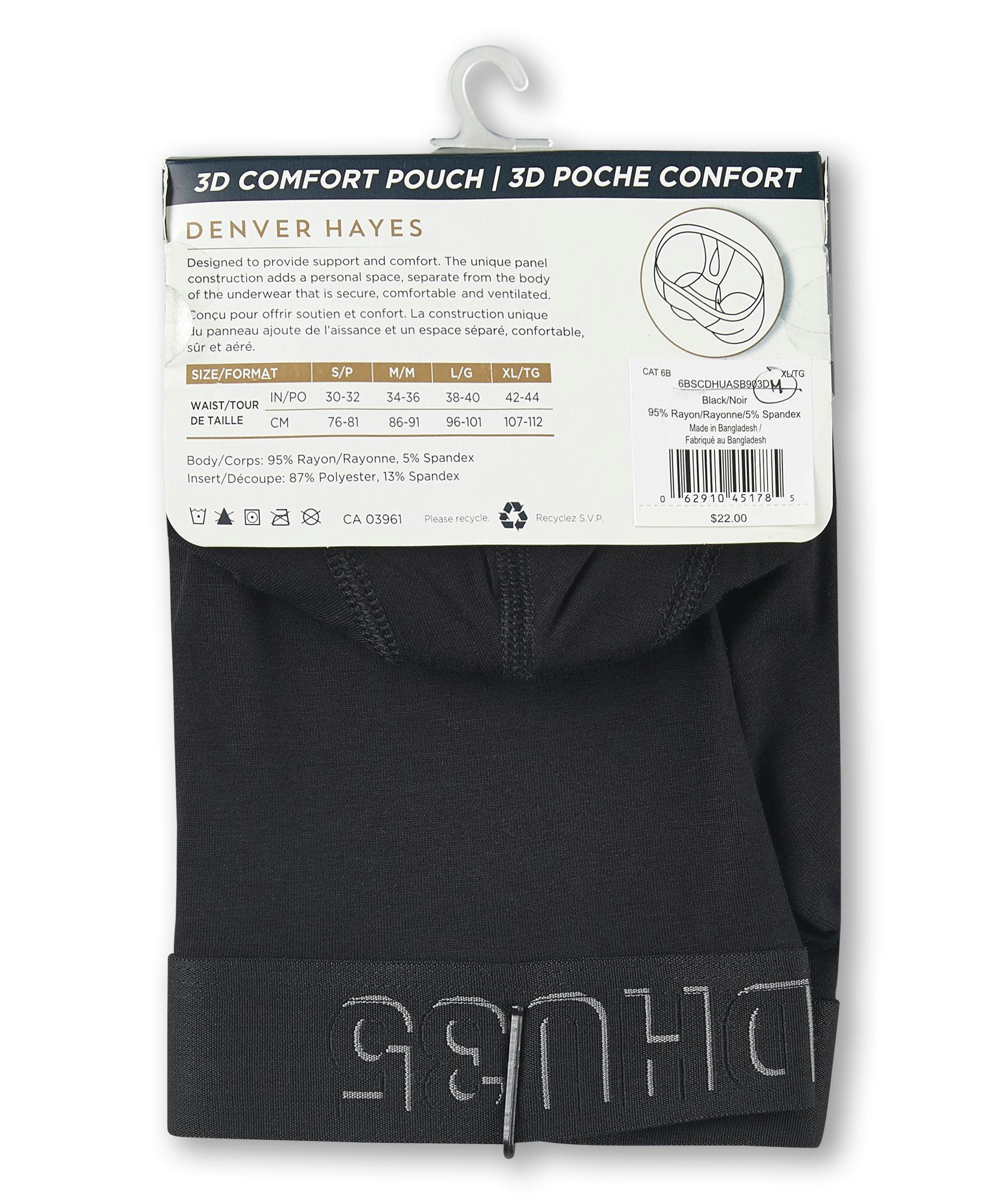 Denver Hayes Men's 3D Pouch Boxer Brief