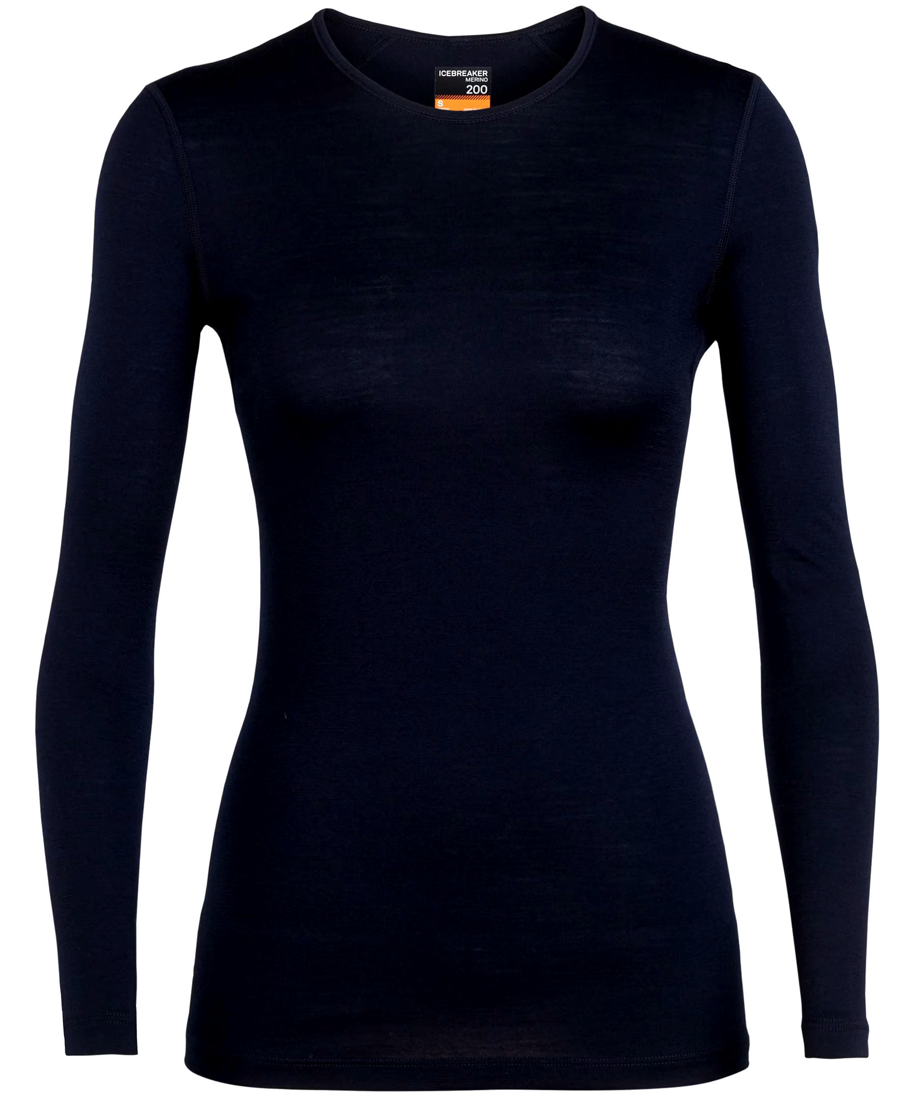 Icebreaker Women's 200 Oasis Crewneck Long Sleeve Base Layer Top