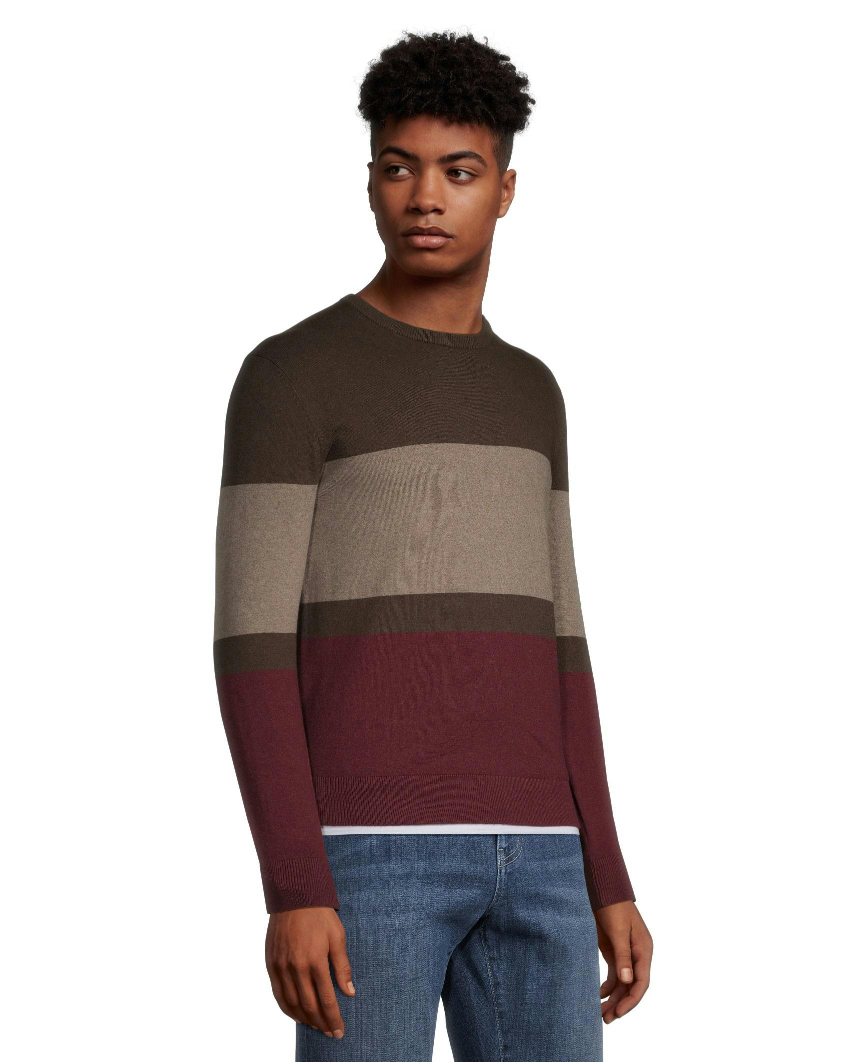 Denver Hayes Men's Soft Cotton Crewneck Sweater