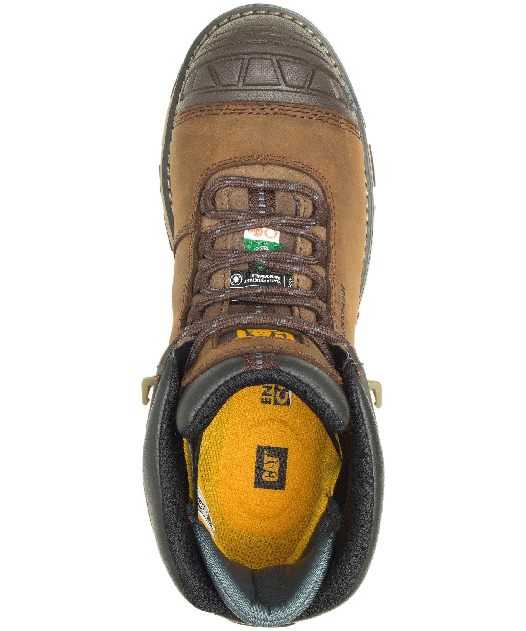 CAT Women's Excavator Superlite 6 Inch Composite Toe Composite Plate Waterproof Work Boot