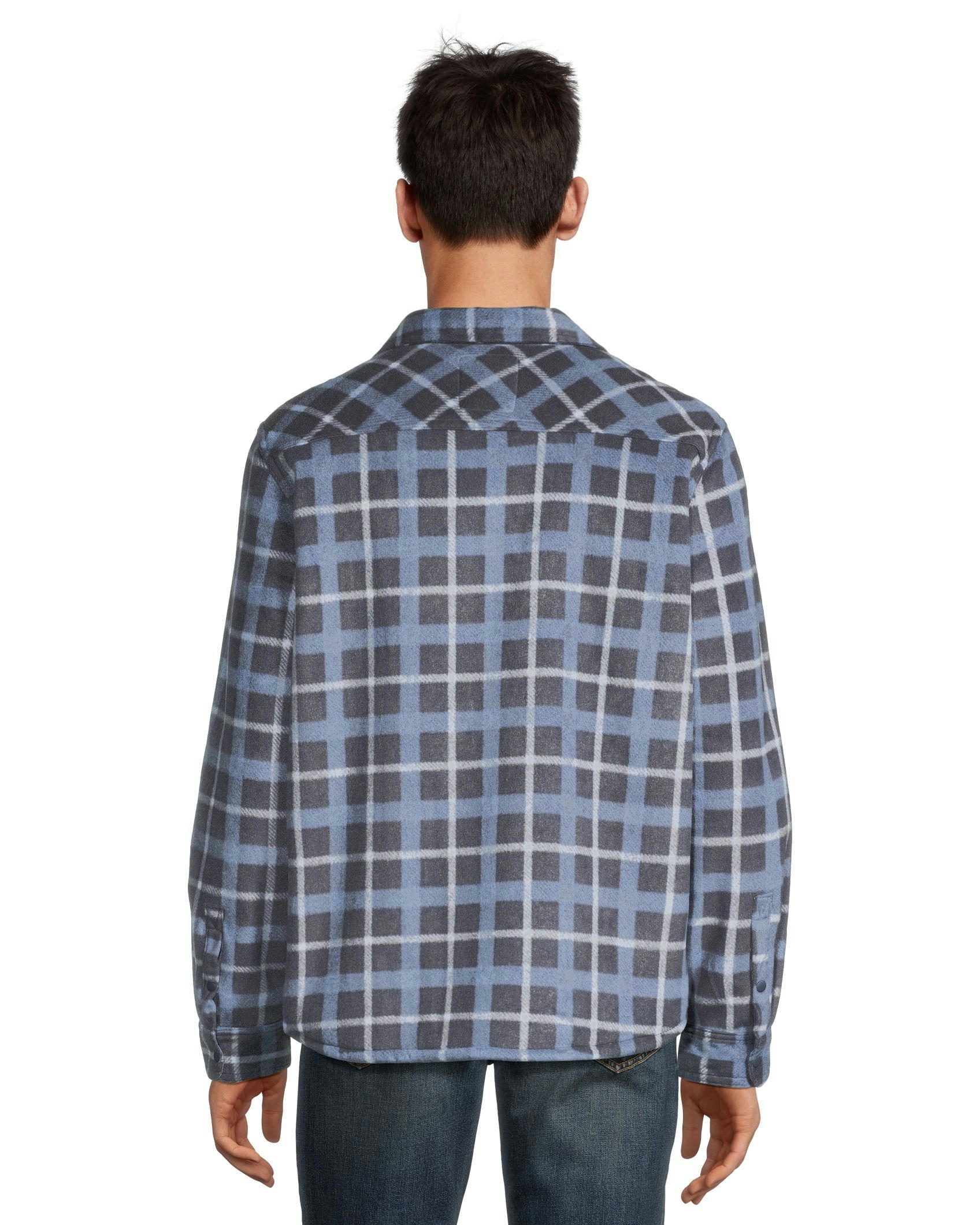 Voyager Men's Sherpa Lined Fleece Shacket