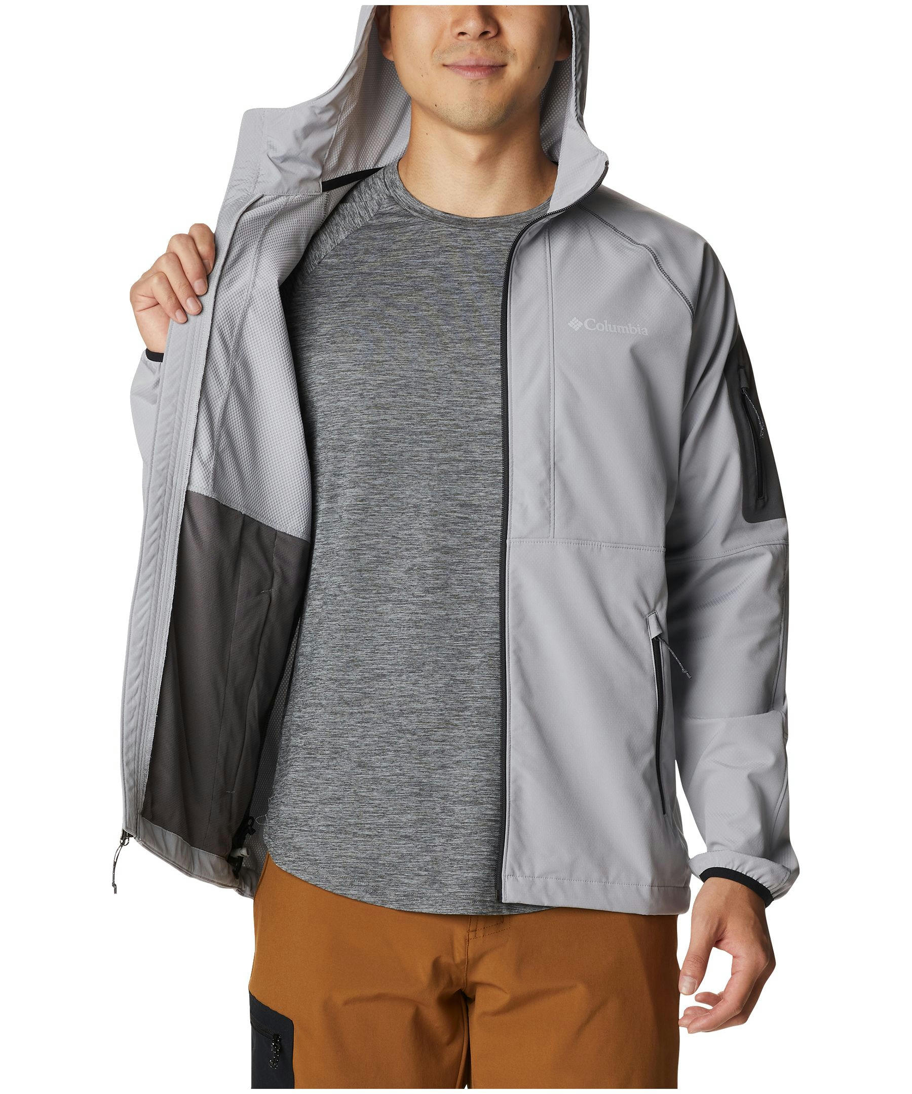 Columbia Men's Tall Heights Hooded Softshell