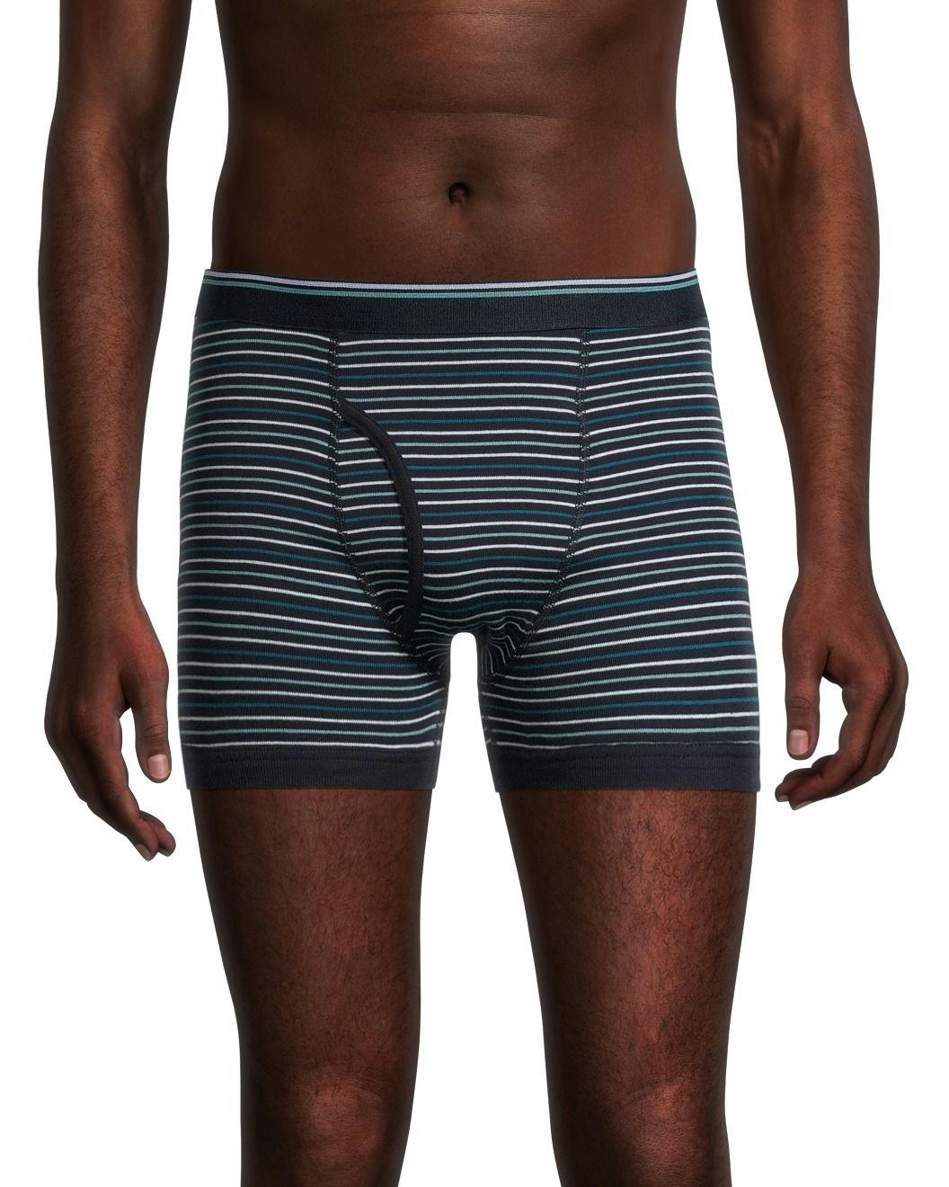 Denver Hayes Men's 2 Pack Yarn Dye Boxer Briefs