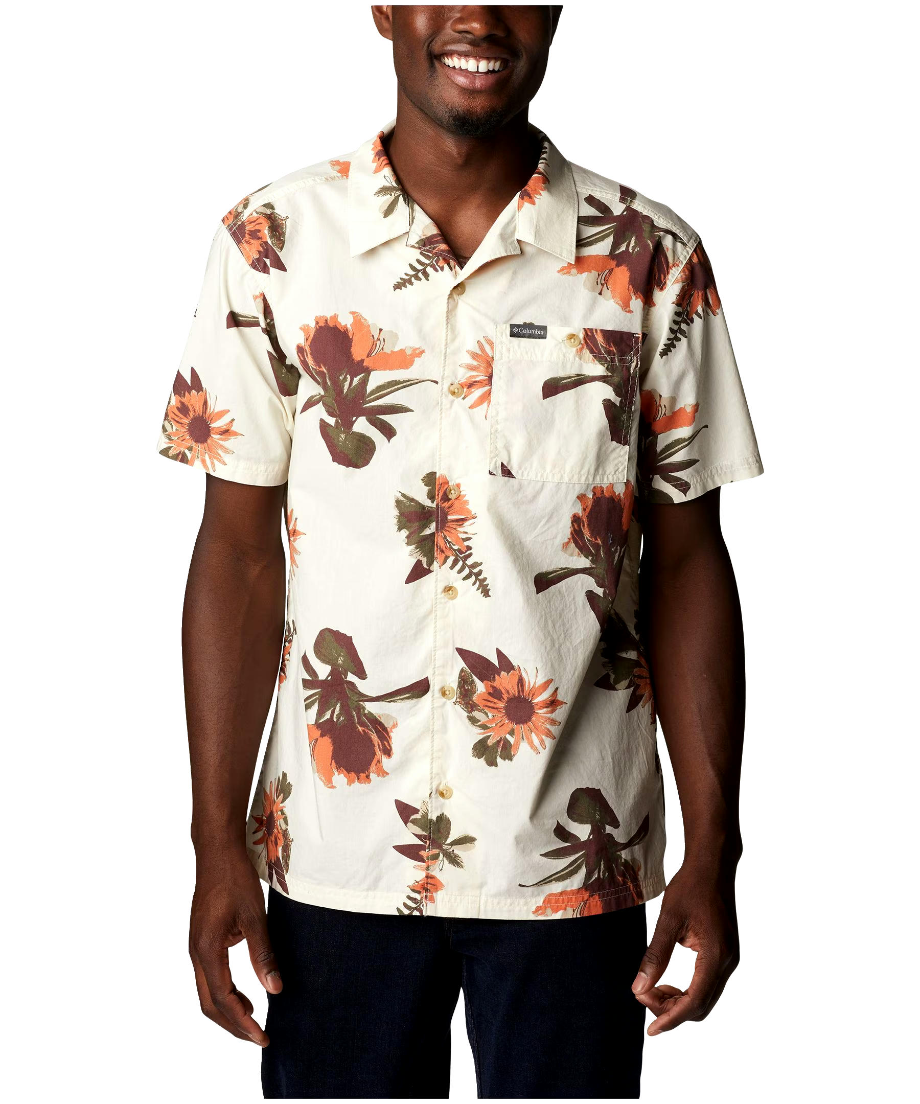Columbia Men's Pine Canyon Short Sleeve Cotton Shirt