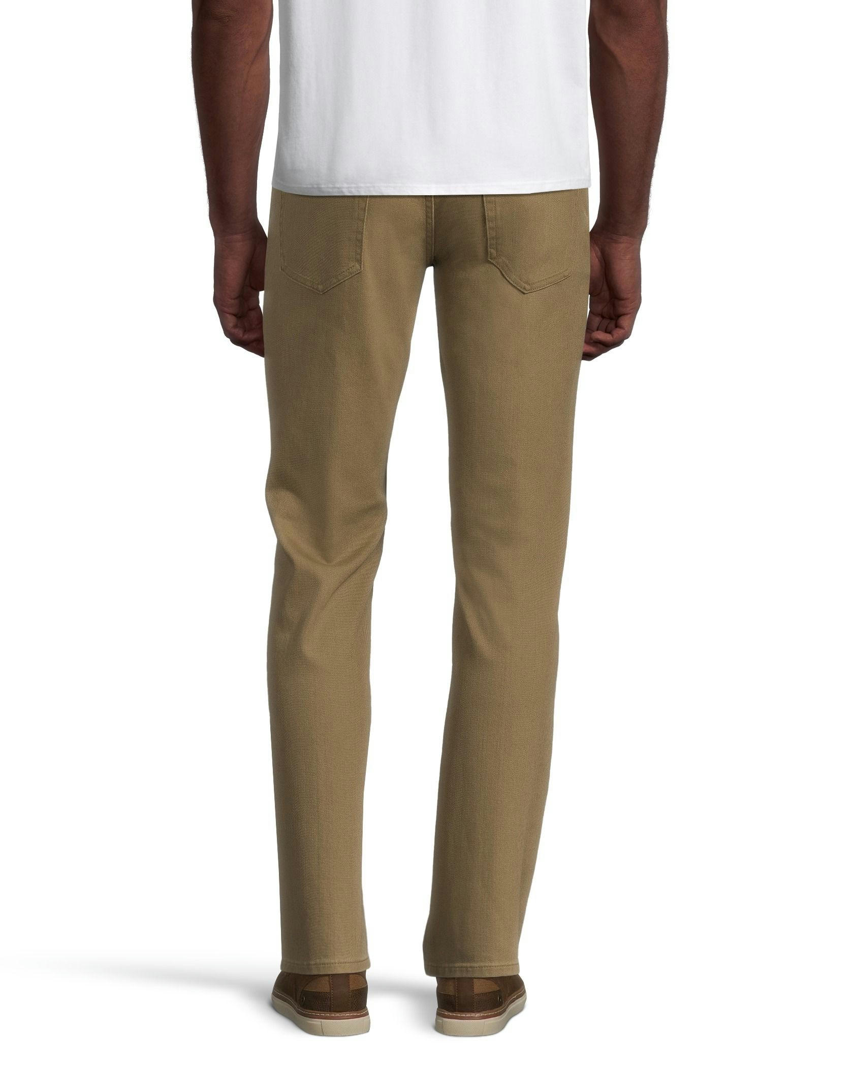 Denver Hayes Men's Value Stretch Straight Fit Jeans - Tan