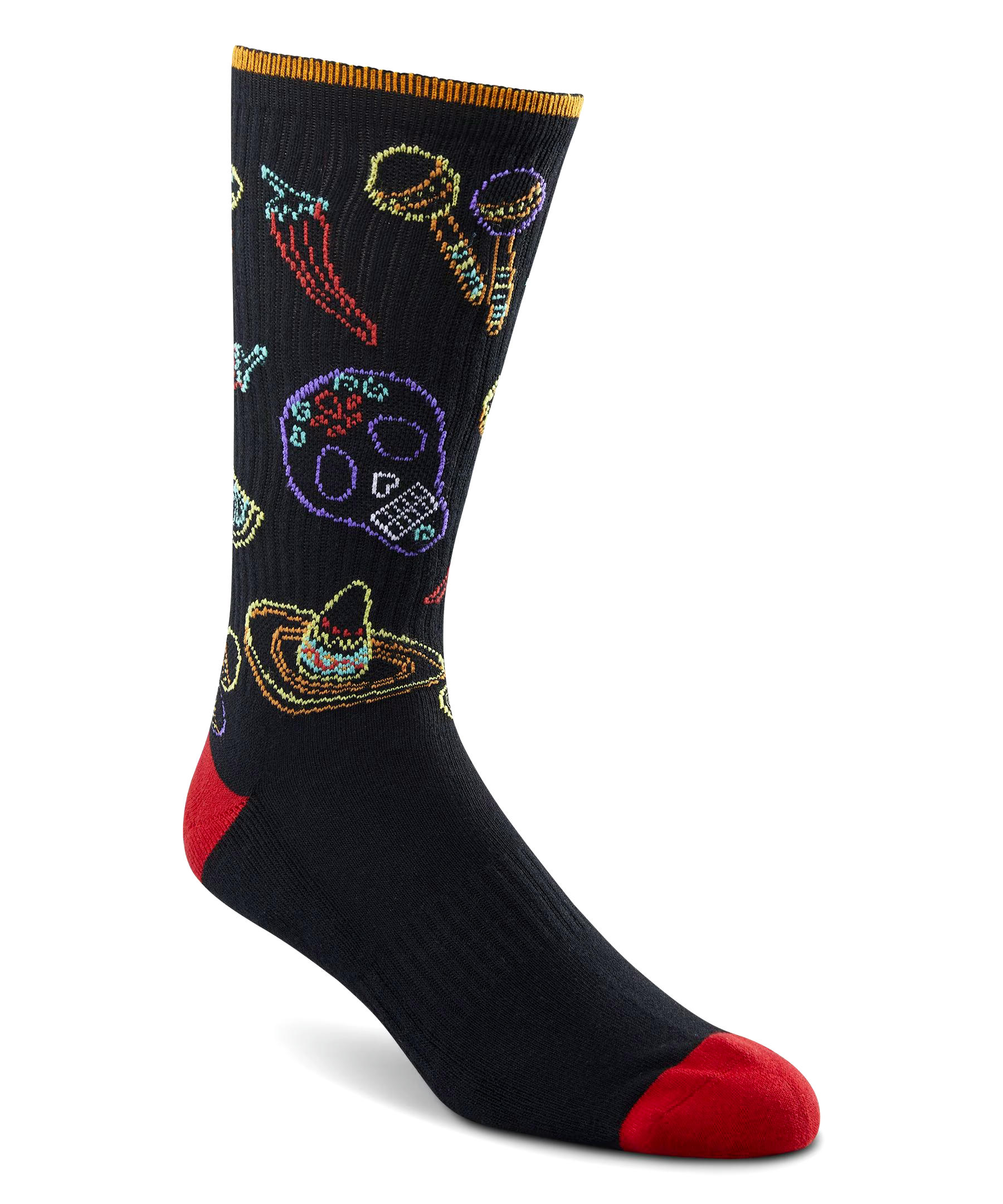 Denver Hayes Men's FRESHTECH® Novelty Tropical Crew Socks