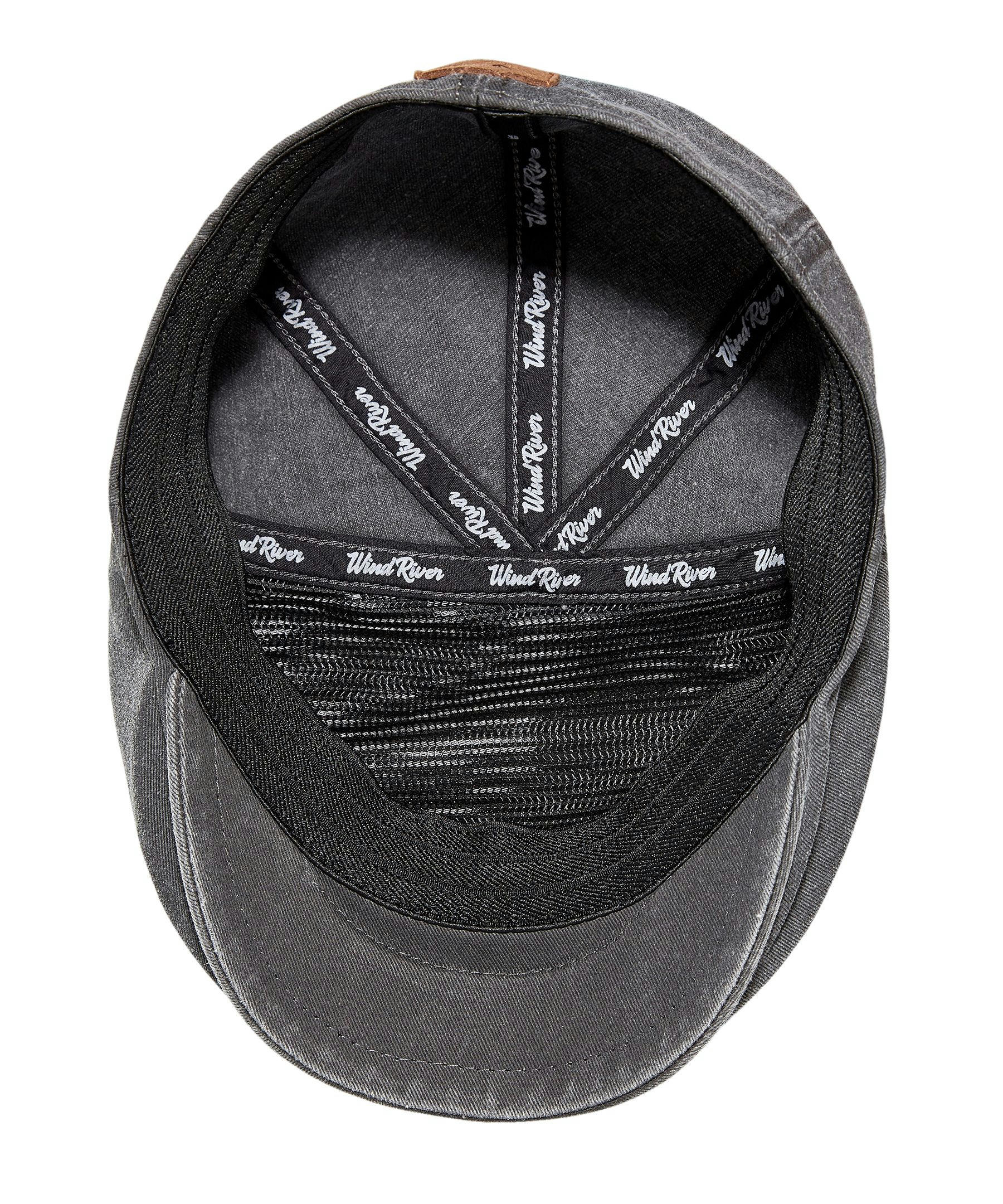 WindRiver Men's Pigment Dyed Cotton Twill Flat Cap