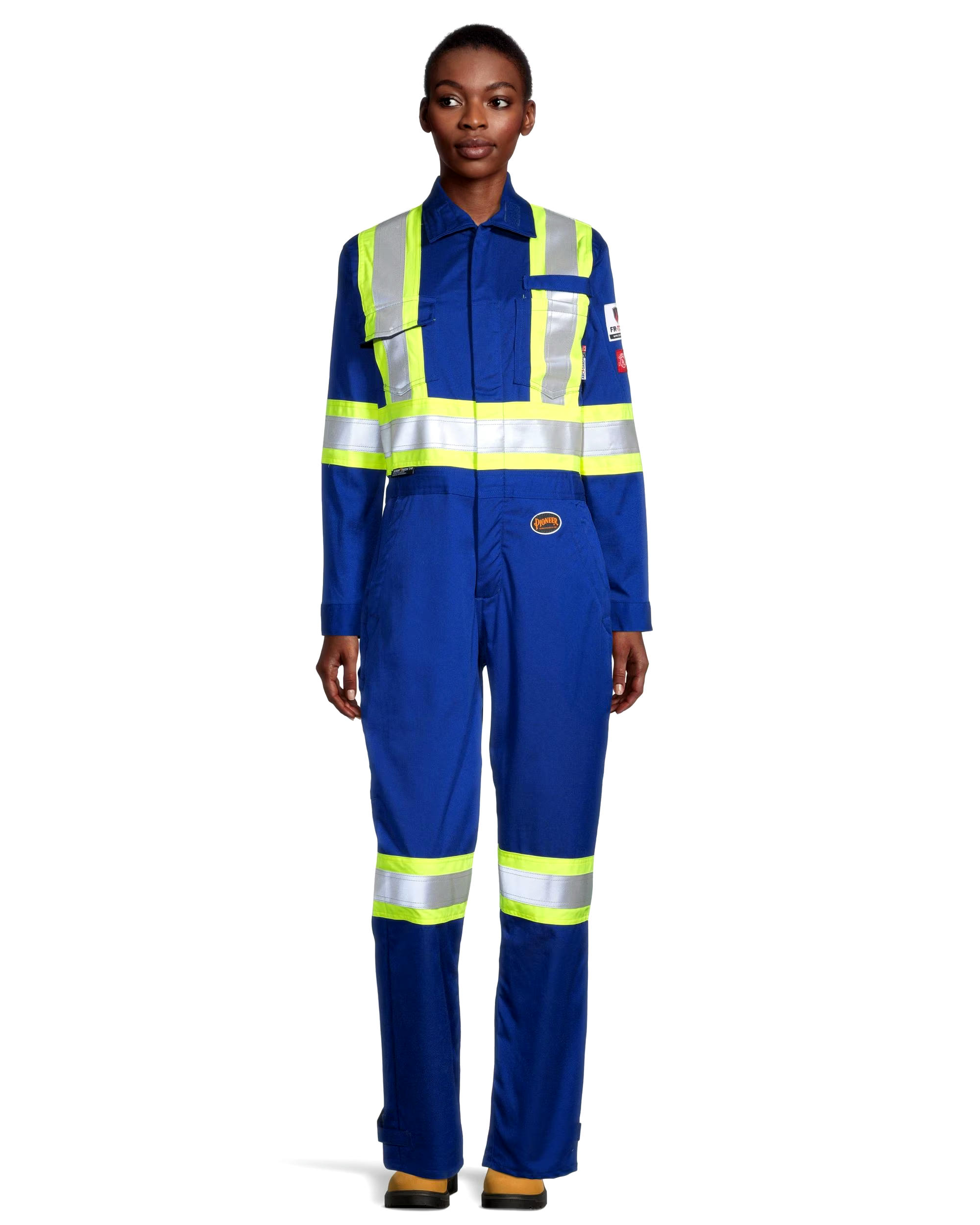 Pioneer Women's Flame Resistant 7 oz High-Visibility Coveralls