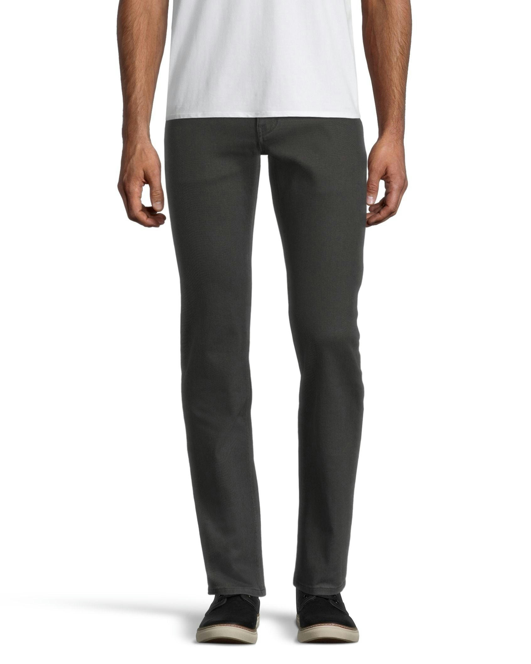 Denver Hayes Men's Value Stretch Straight Fit Jeans - Grey