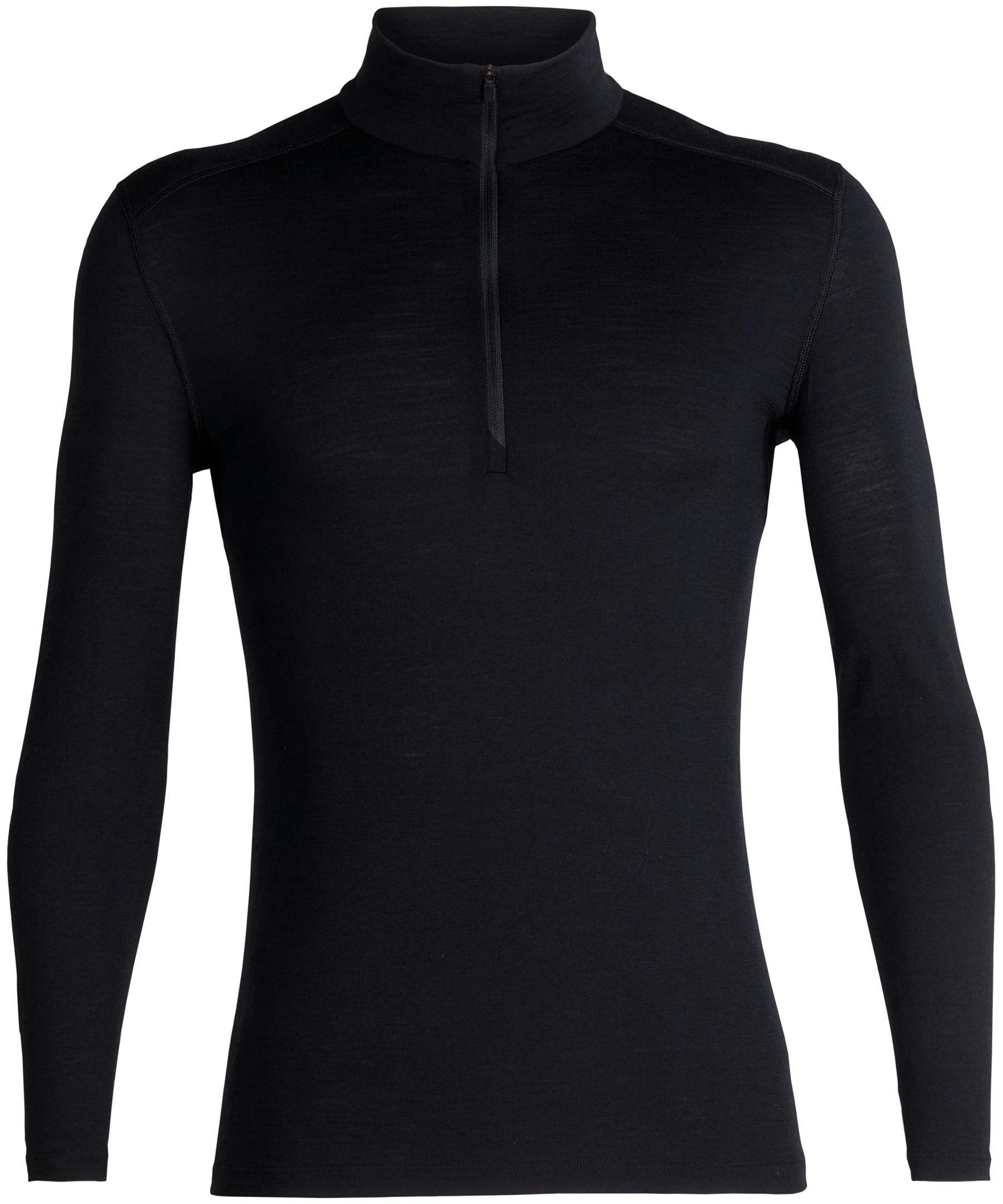 Icebreaker Men's 200 Oasis Long Sleeve Half Zip Base Layer Top