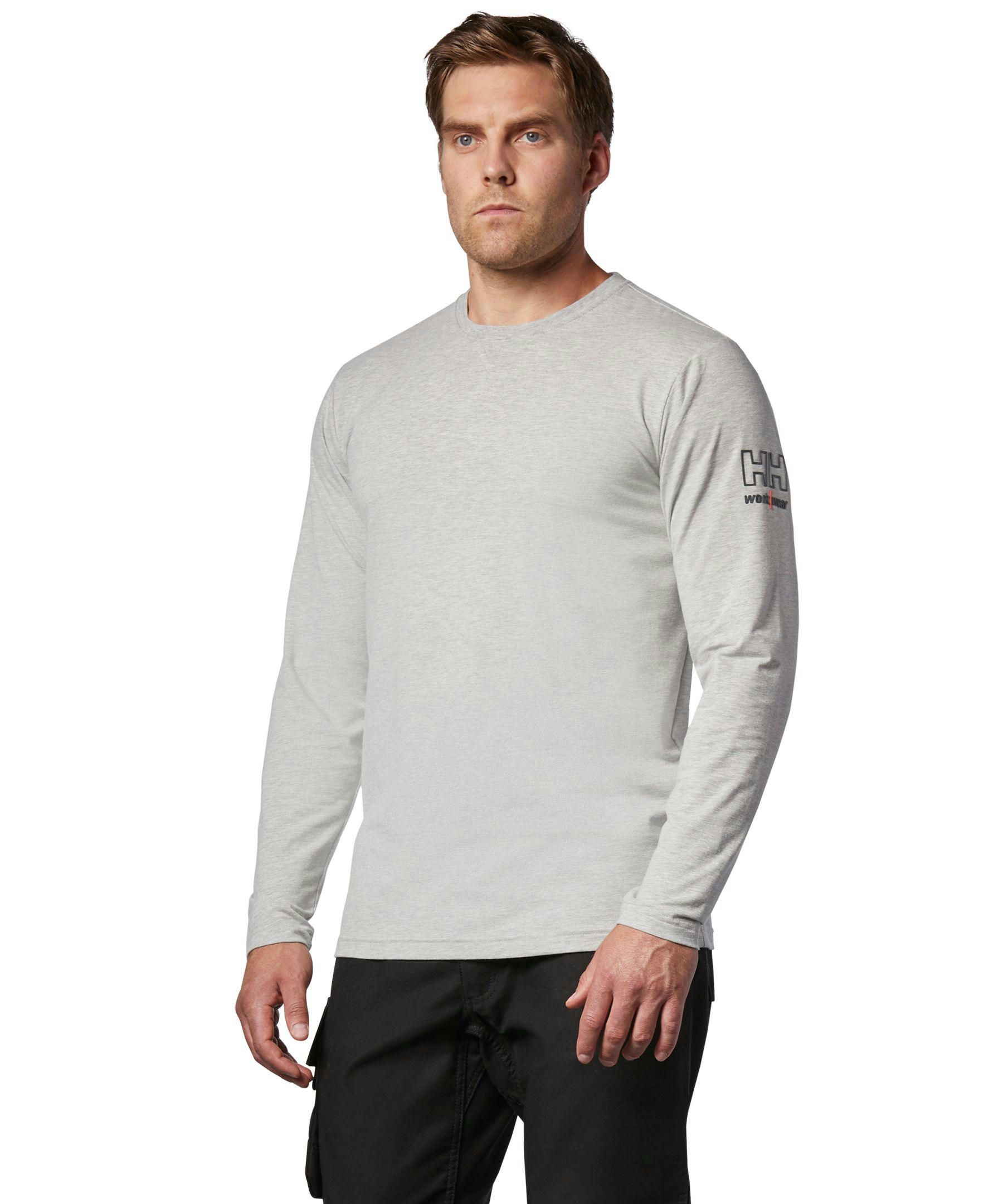 Helly Hansen Workwear Men's Kensington Logo Long Sleeve T Shirt