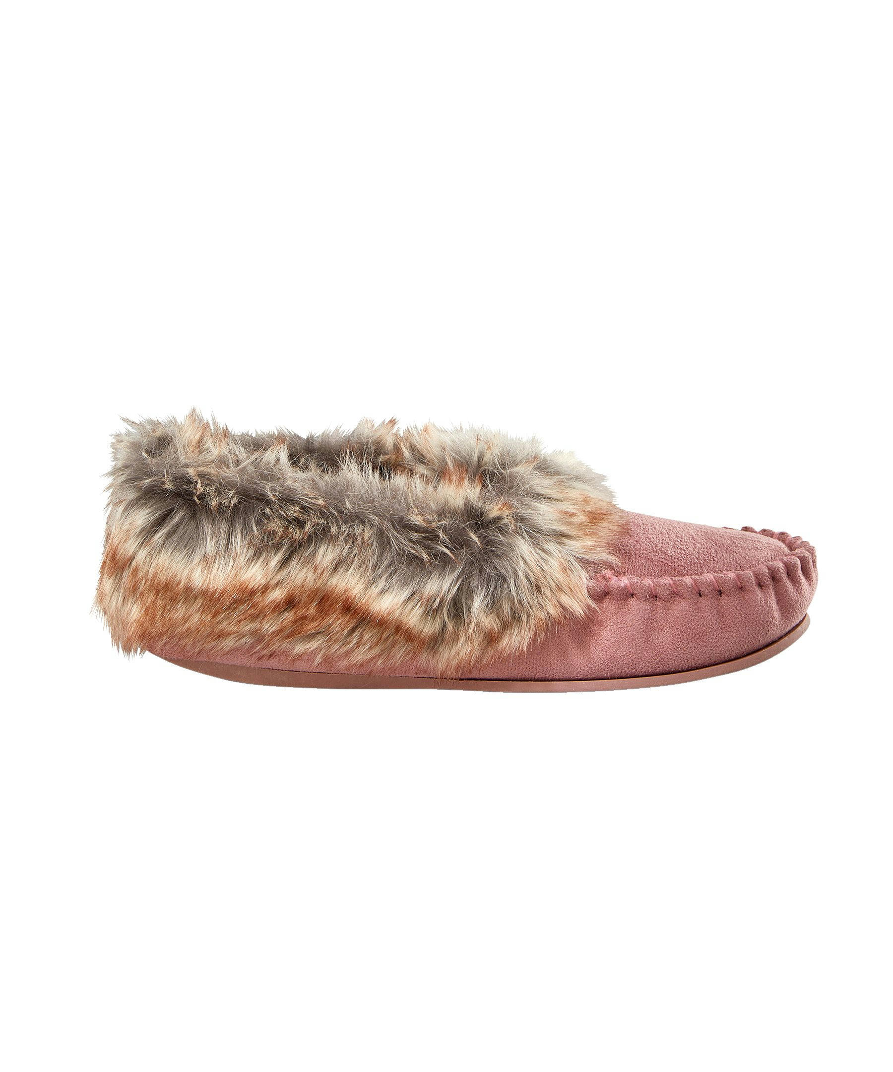 WindRiver Women's Faux Fur Trimmed Slippers