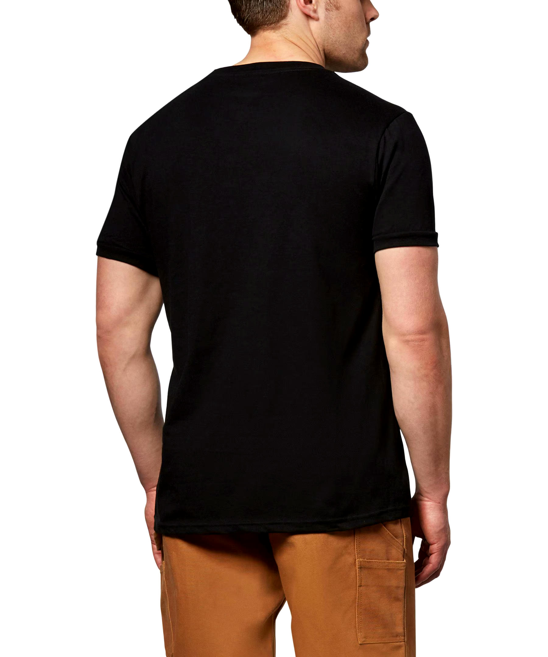 Aggressor Men's Crewneck Short Sleeve Work T-Shirt With FRESHTECH