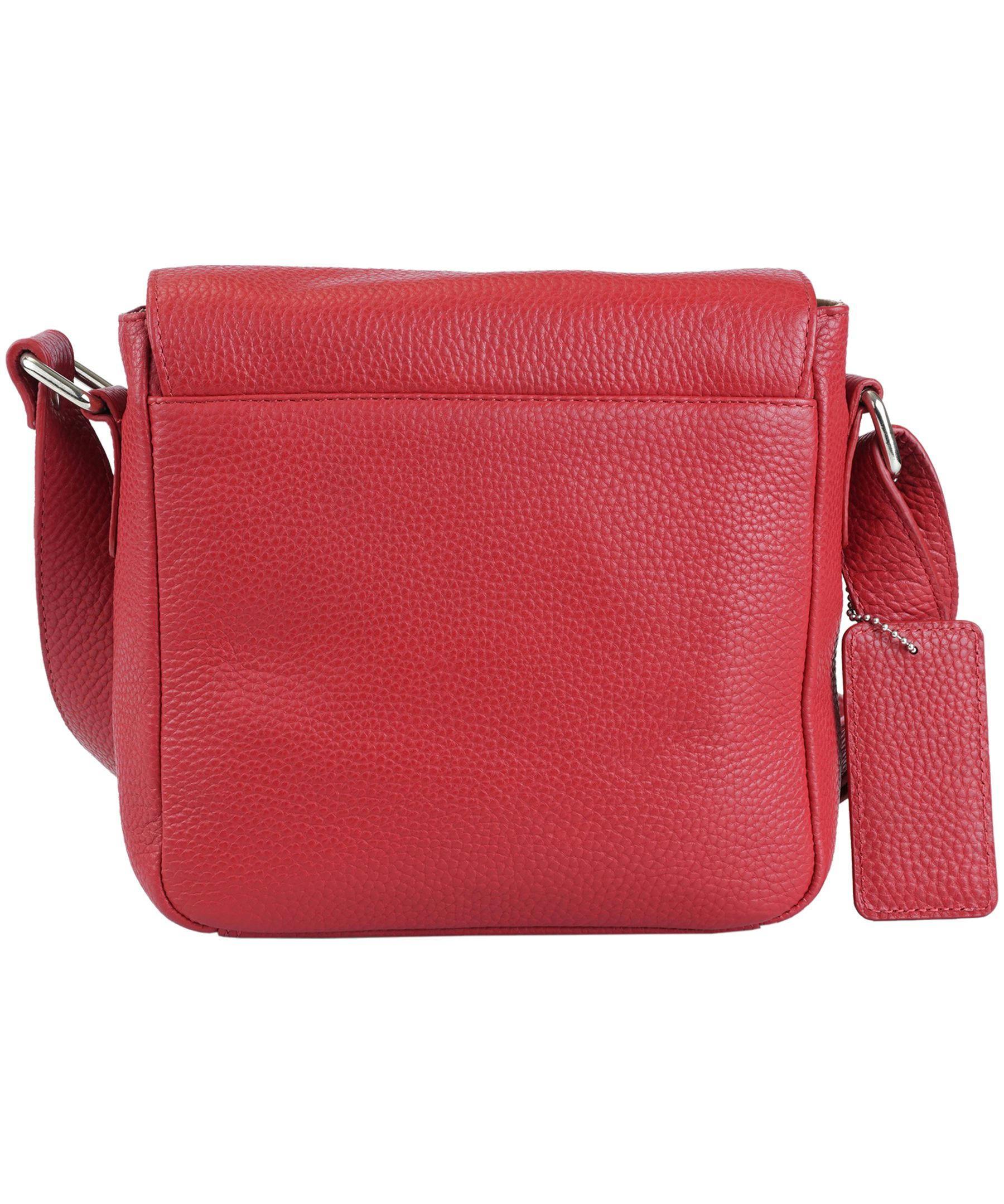 Mancini Leather Goods Women's Pebelled Page Crossbody Bag