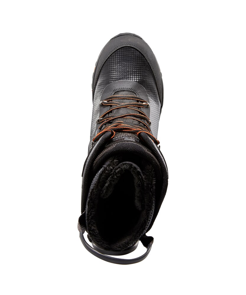 WindRiver Men's Snow Lynx IceFX T-Max Heat Quad Comfort Waterproof Winter Boots - Black