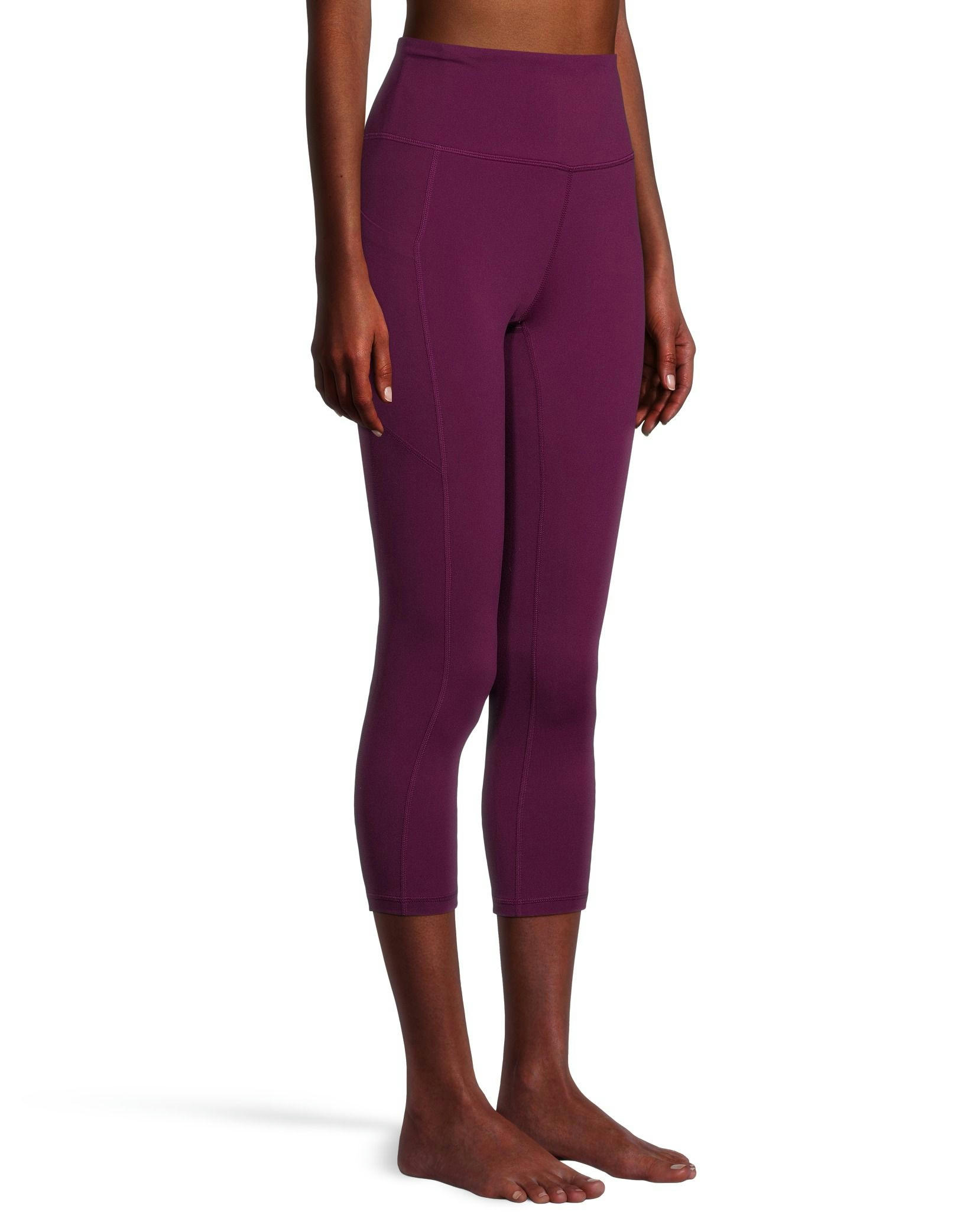 Shambhala Women's Comfort High Rise Crop Legging with Pocket