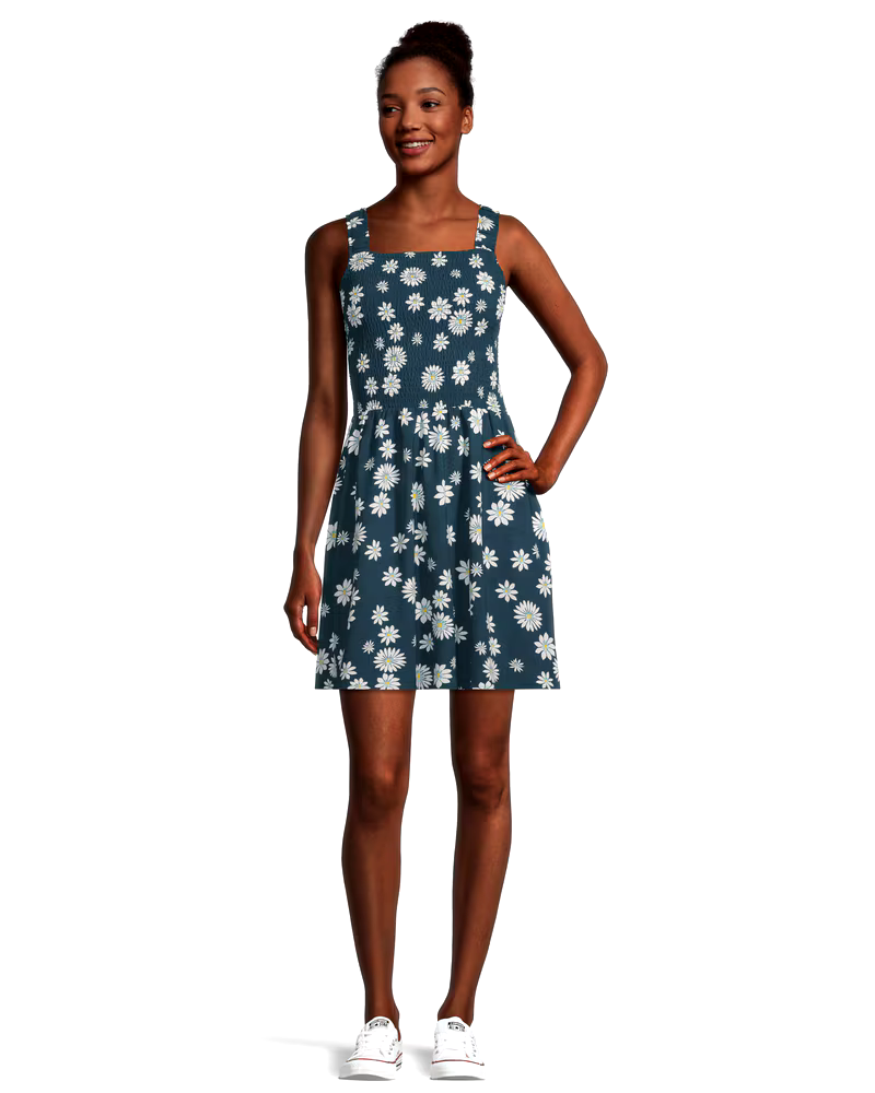 Women's Smocked Sleeveless Dress