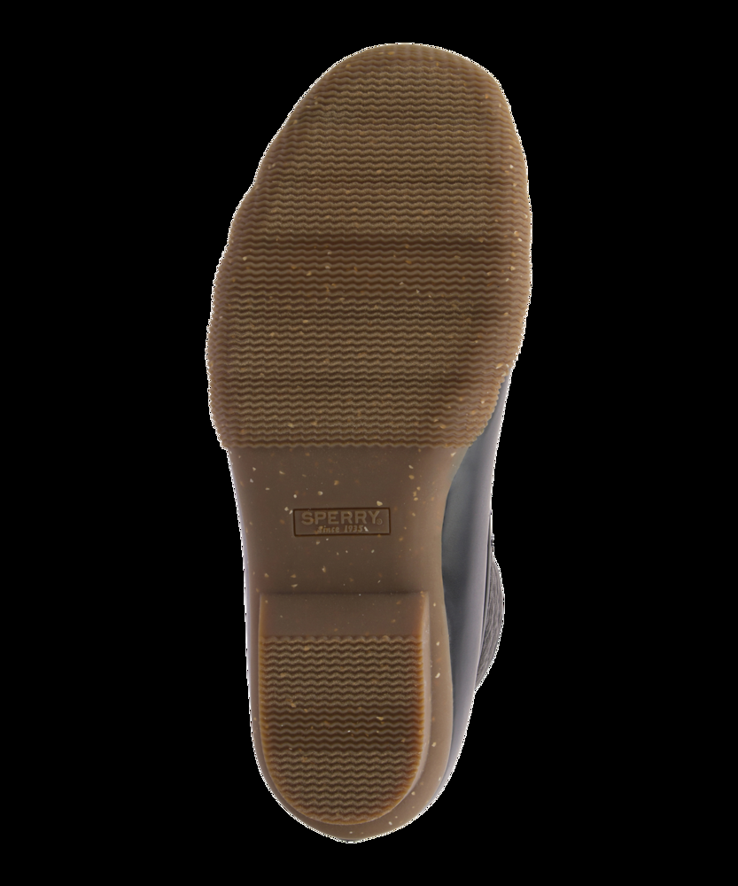 Sperry Women's Saltwater Winter Lux Lined Rubber Boots Black