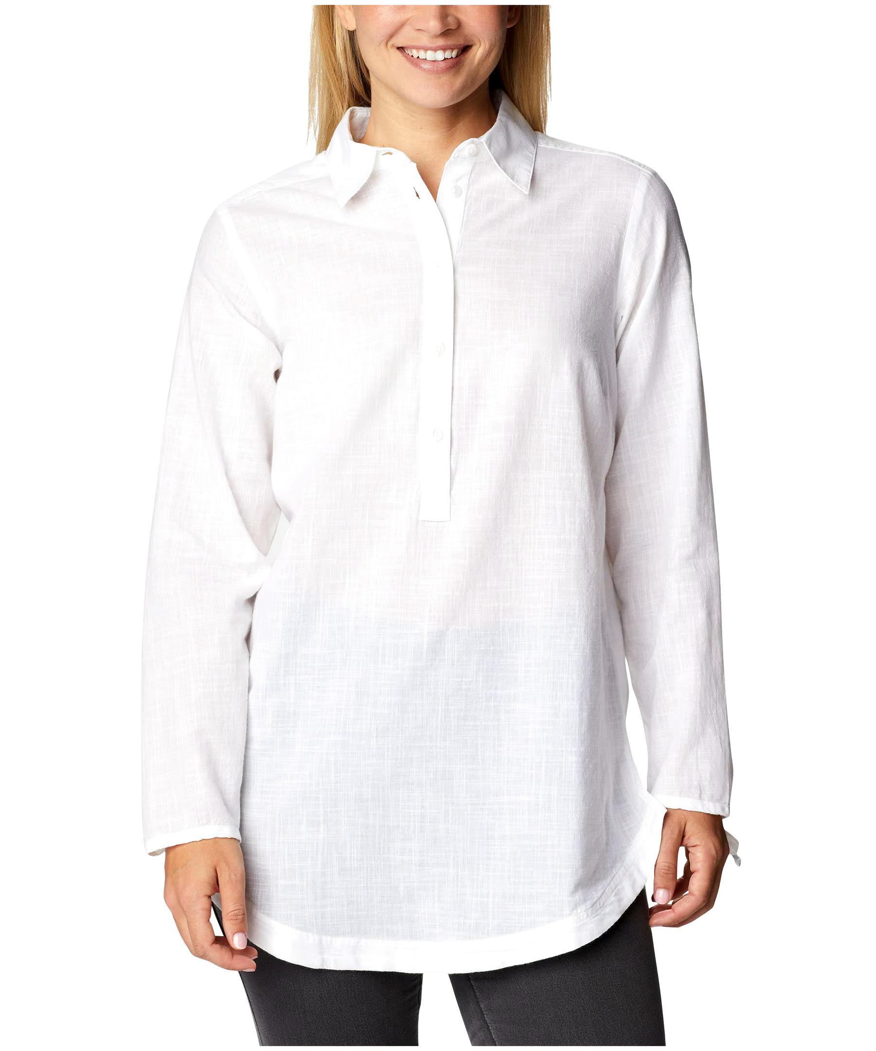 Columbia Women's Camp Henry II Cotton Long Sleeve Tunic Top