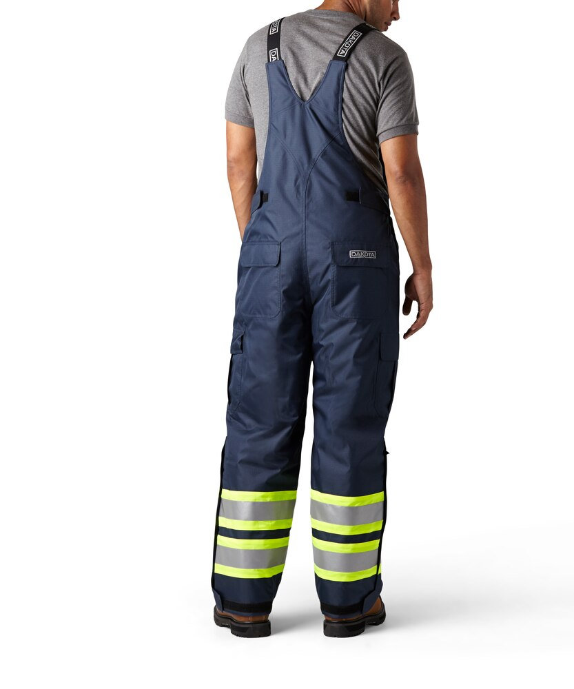 Dakota WorkPro Series Men's Hi Vis Hyper-Dri 3 Waterproof T-Max Lined Rip Stop Polyester Cargo Overalls