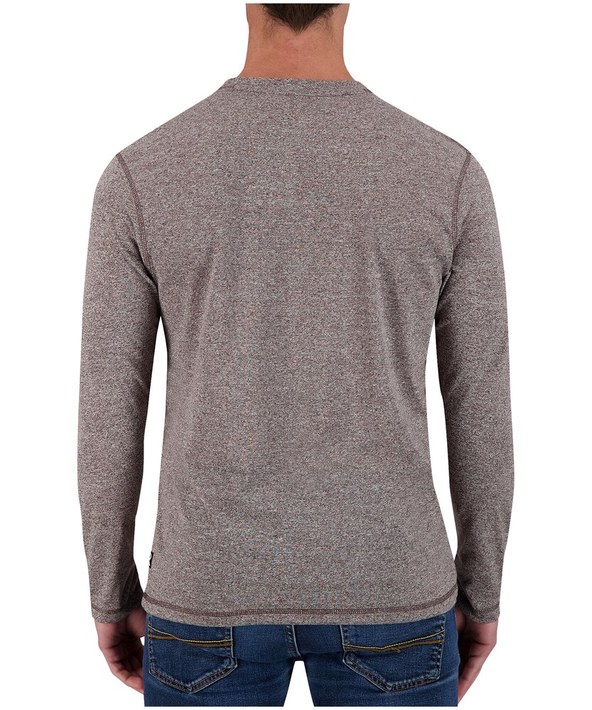 Report Men's Mathew Long Sleeve Flatlock Knit Crewneck T Shirt