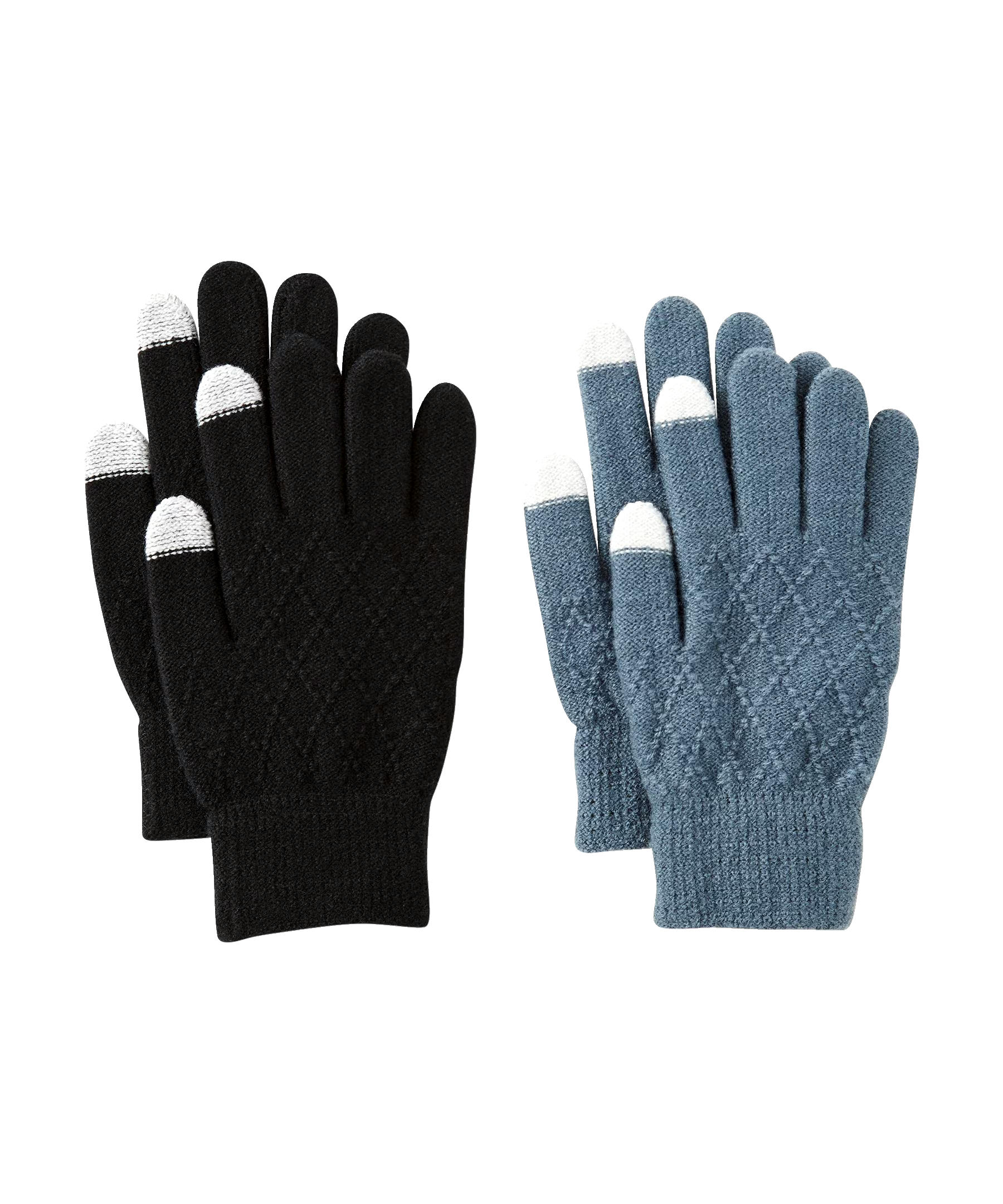 Denver Hayes Women's 2 Pack Textured Magic I-Touch Gloves