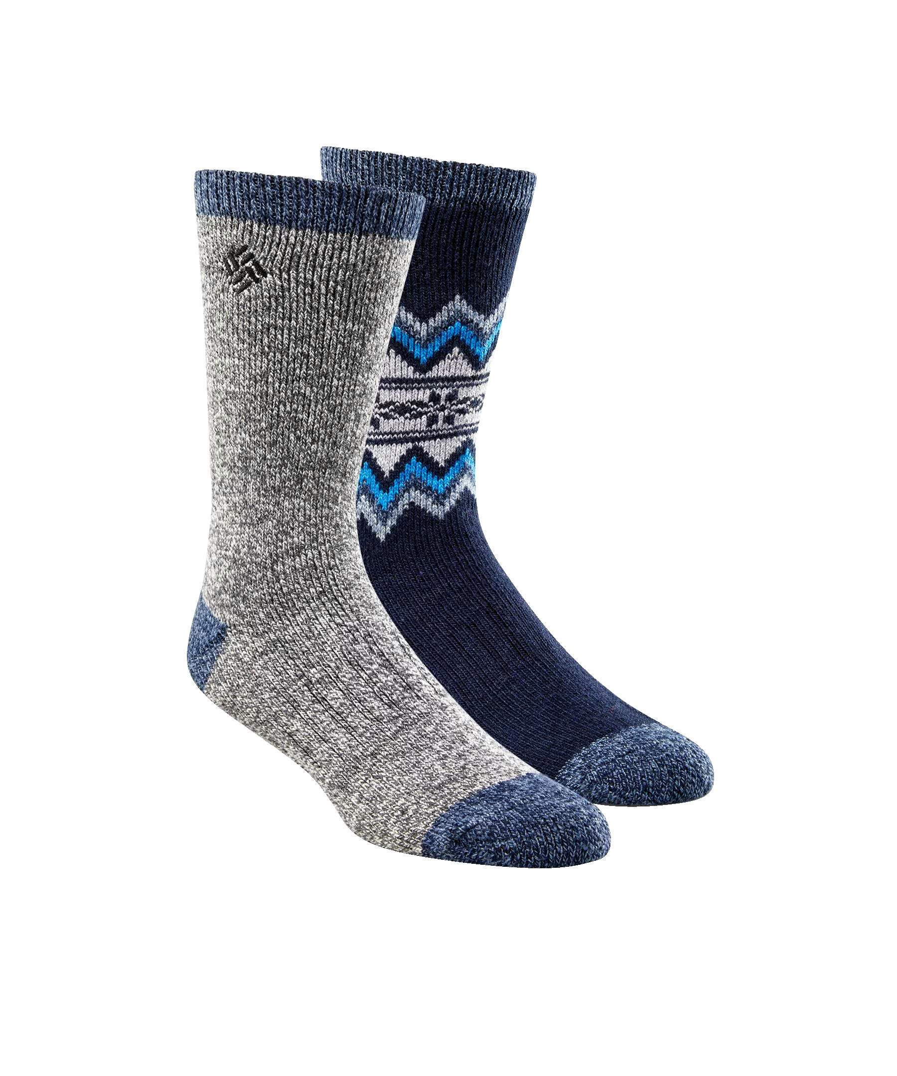 Columbia Men's 2-Pack Repreve Wool Blend Thermal Socks