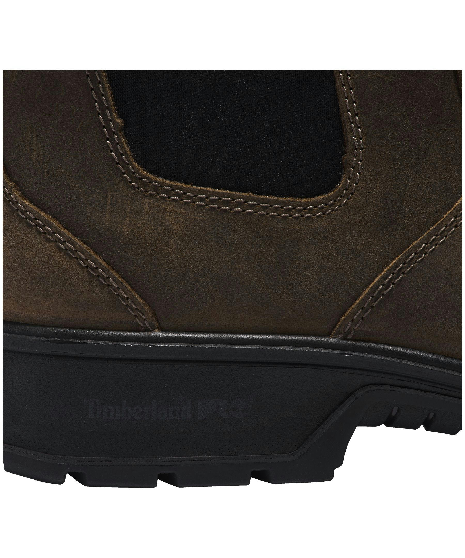 Timberland PRO Men's Nashoba 6 Inch Composite Toe Composite Plate Pull On Chelsea Work Boots