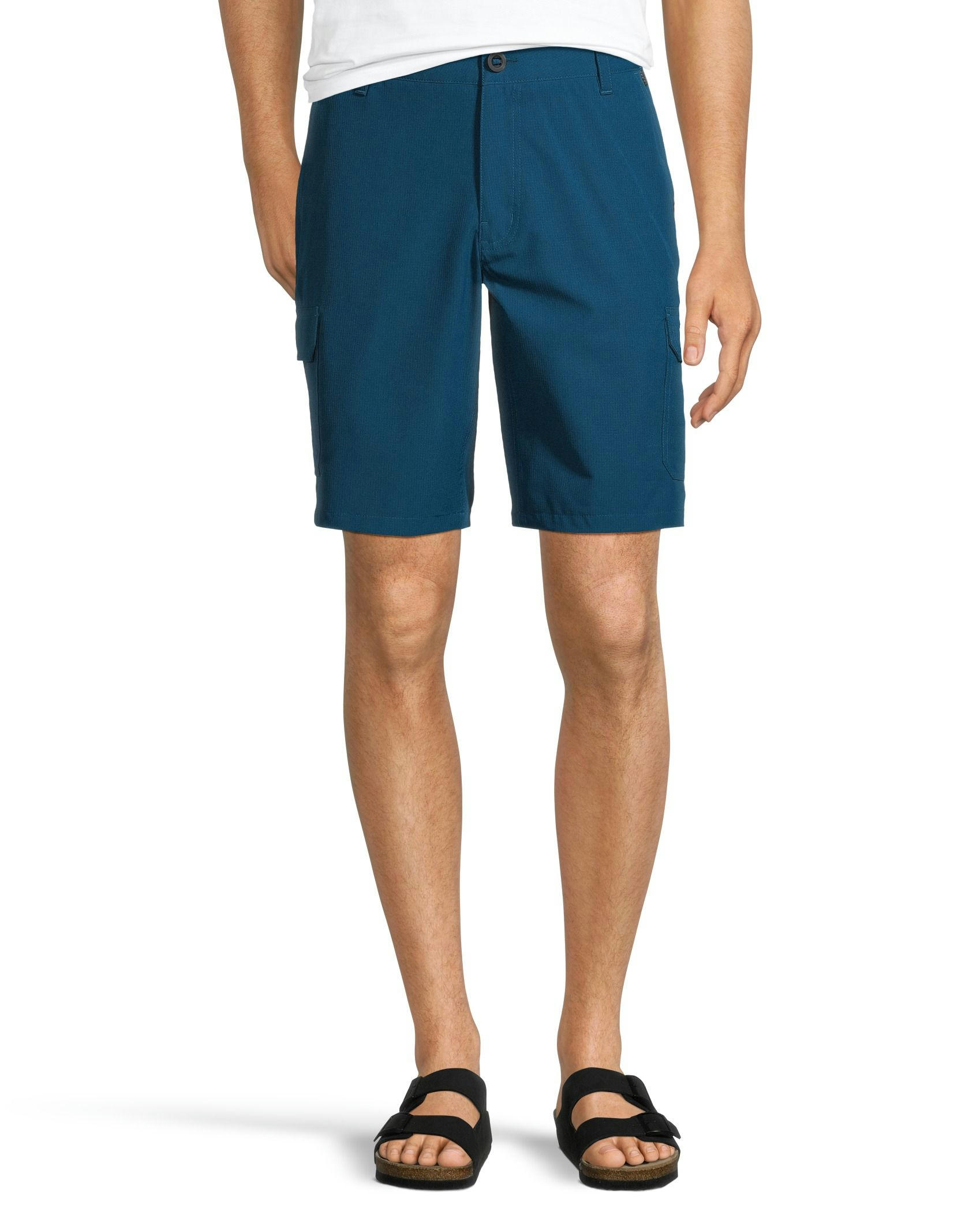 Farwest Men's Stretch Ripstop Cargo Hybrid Shorts