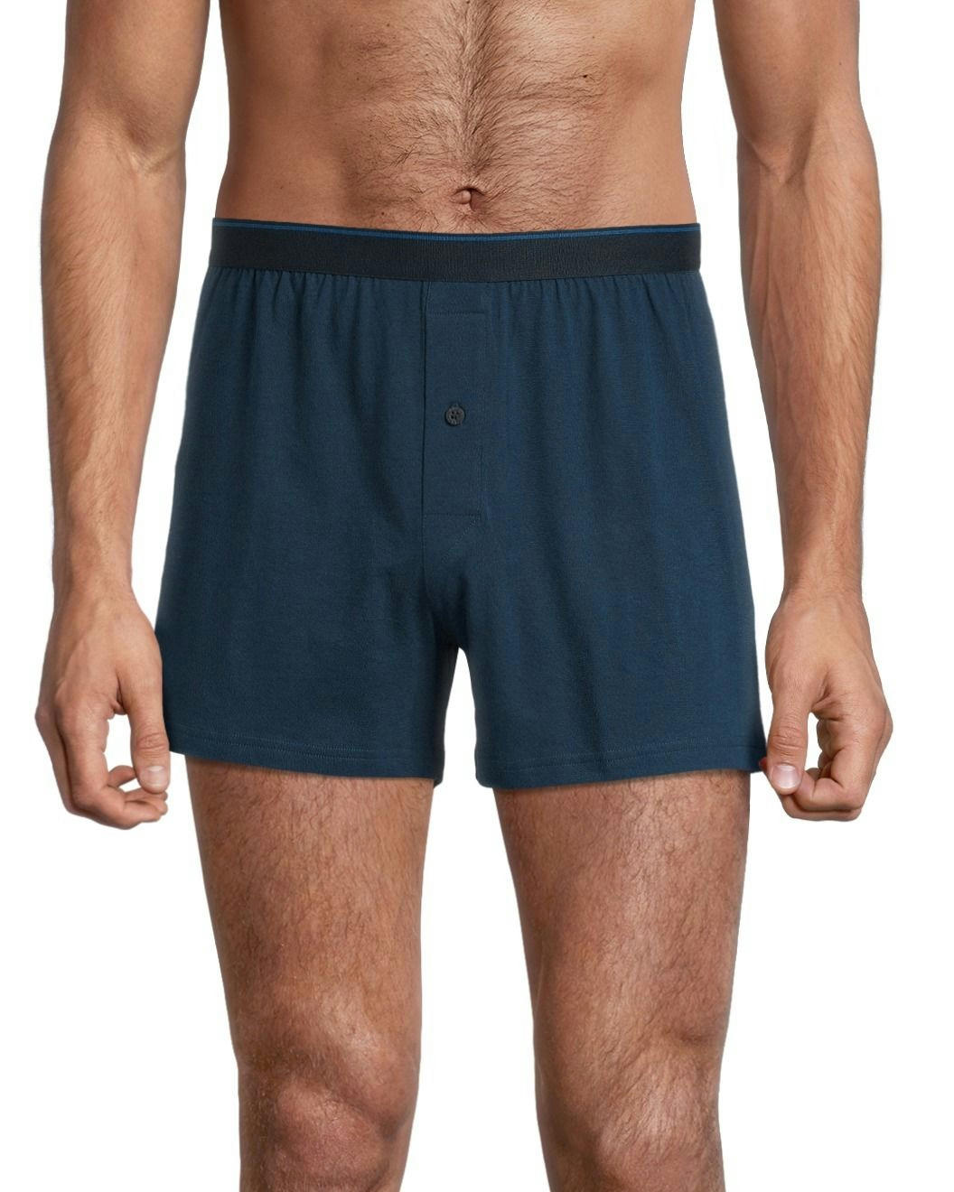 Denver Hayes Men's 2 Pack Yarn Dye Loose Fit Boxer Briefs