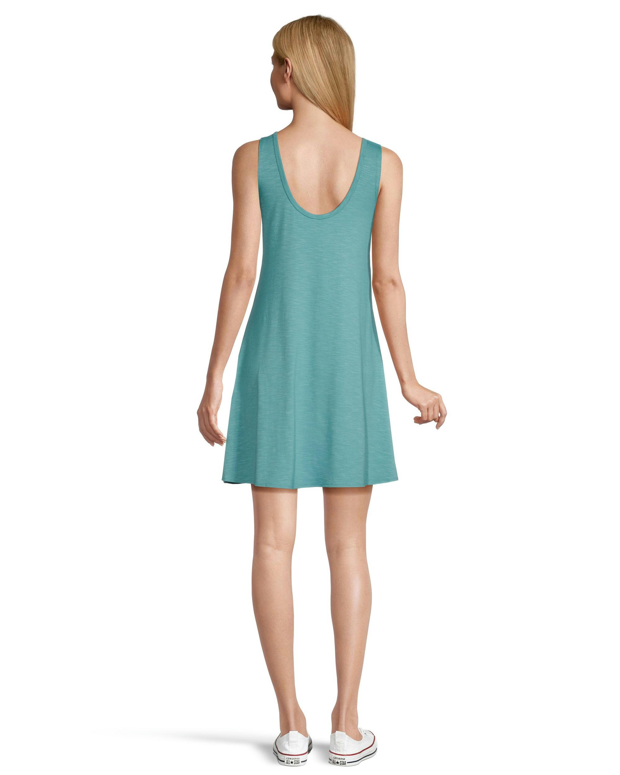 FarWest Women's Sleeveless Swing Tank Dress