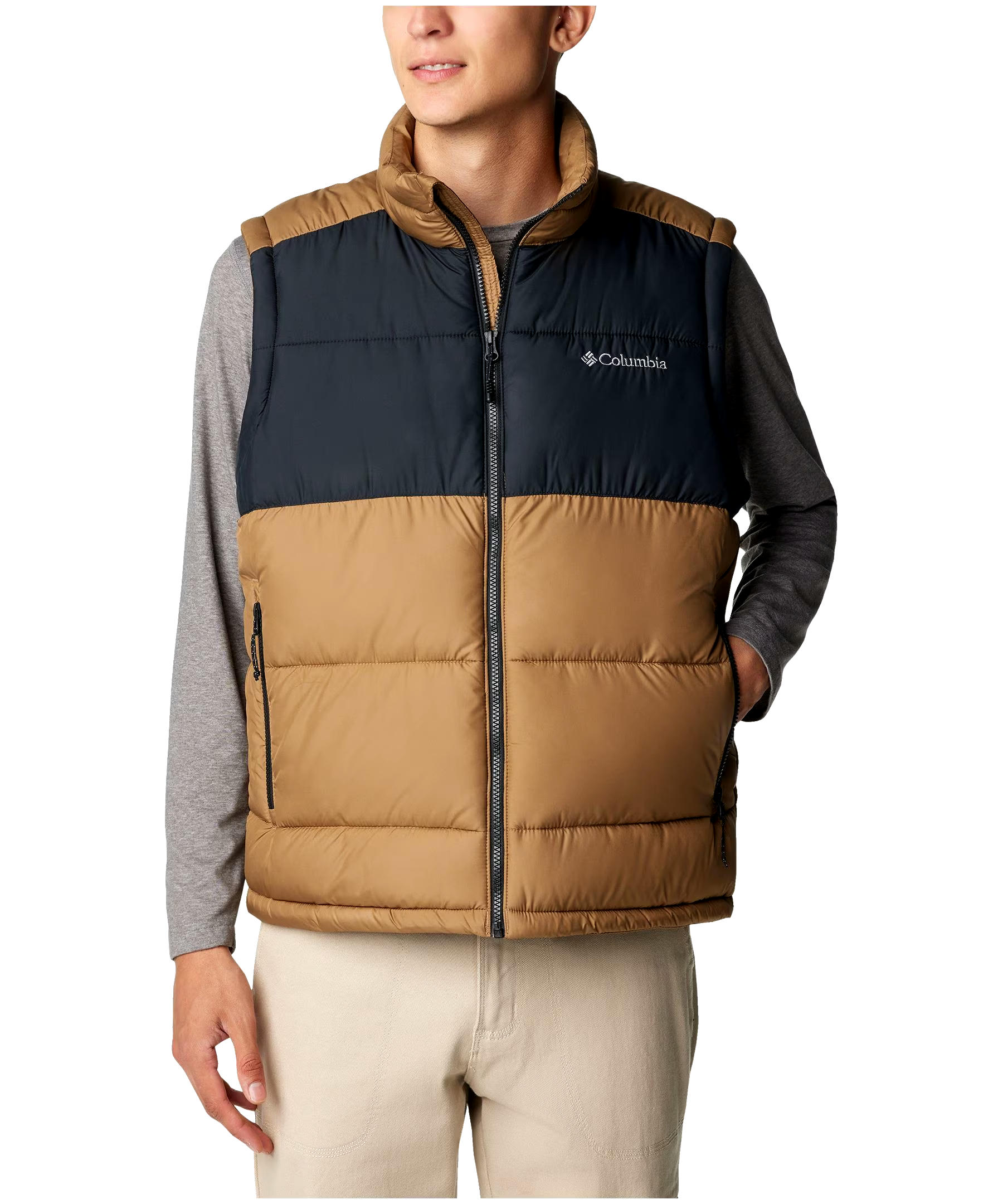 Columbia Men's Pike Lake II Omni-Heat Water Repellent Insulated Puffer Vest
