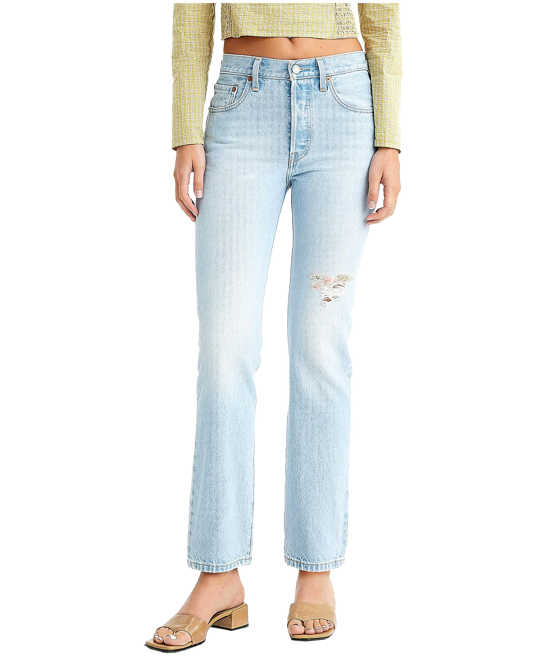 Levi's Women's 501 High Rise Straight Leg Jeans