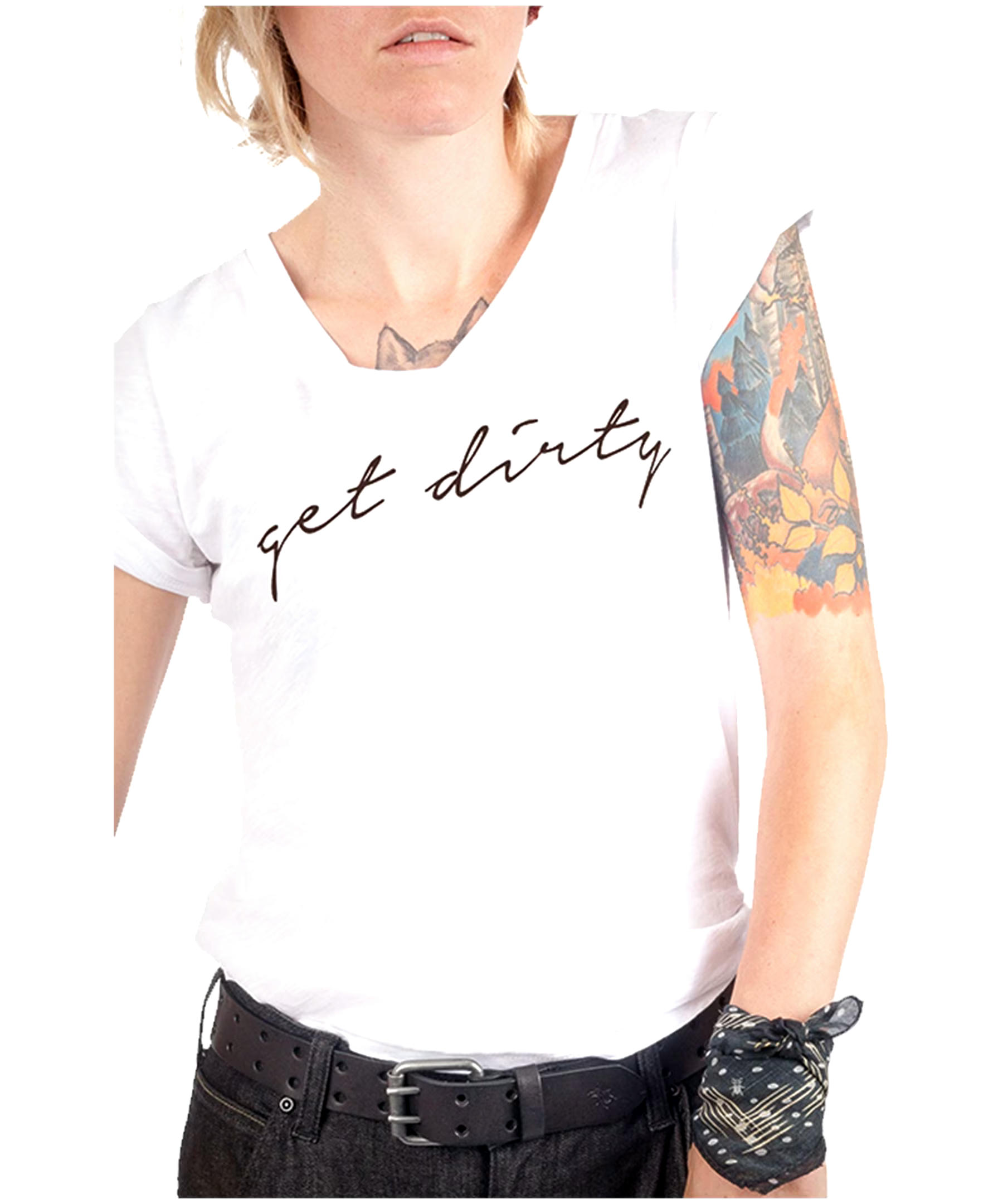 Dovetail Workwear Women's Get Dirty Graphic T Shirt