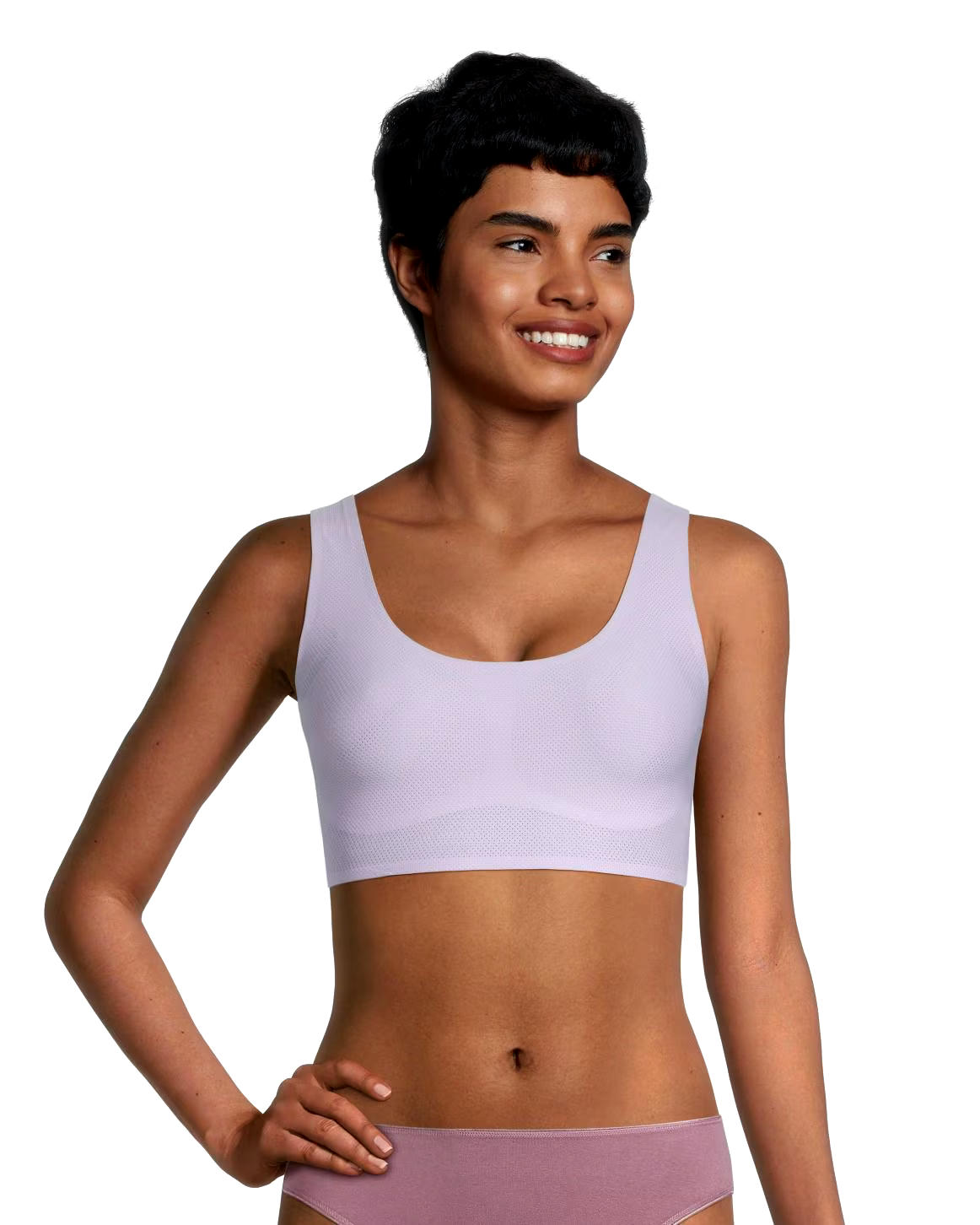 Denver Hayes Women's Invisible Mesh Wireless Bra