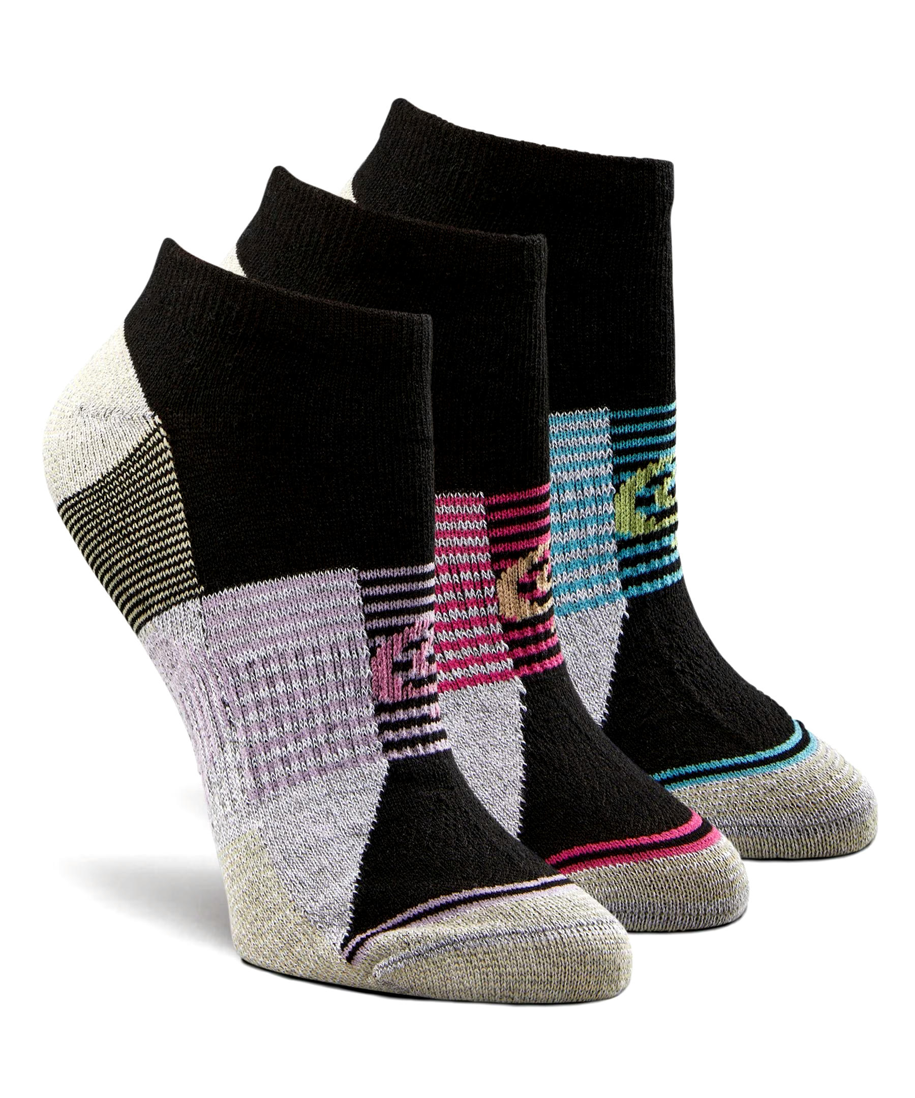 Women's 3 Pack Moisture Guard Extreme Athletic No Show Socks