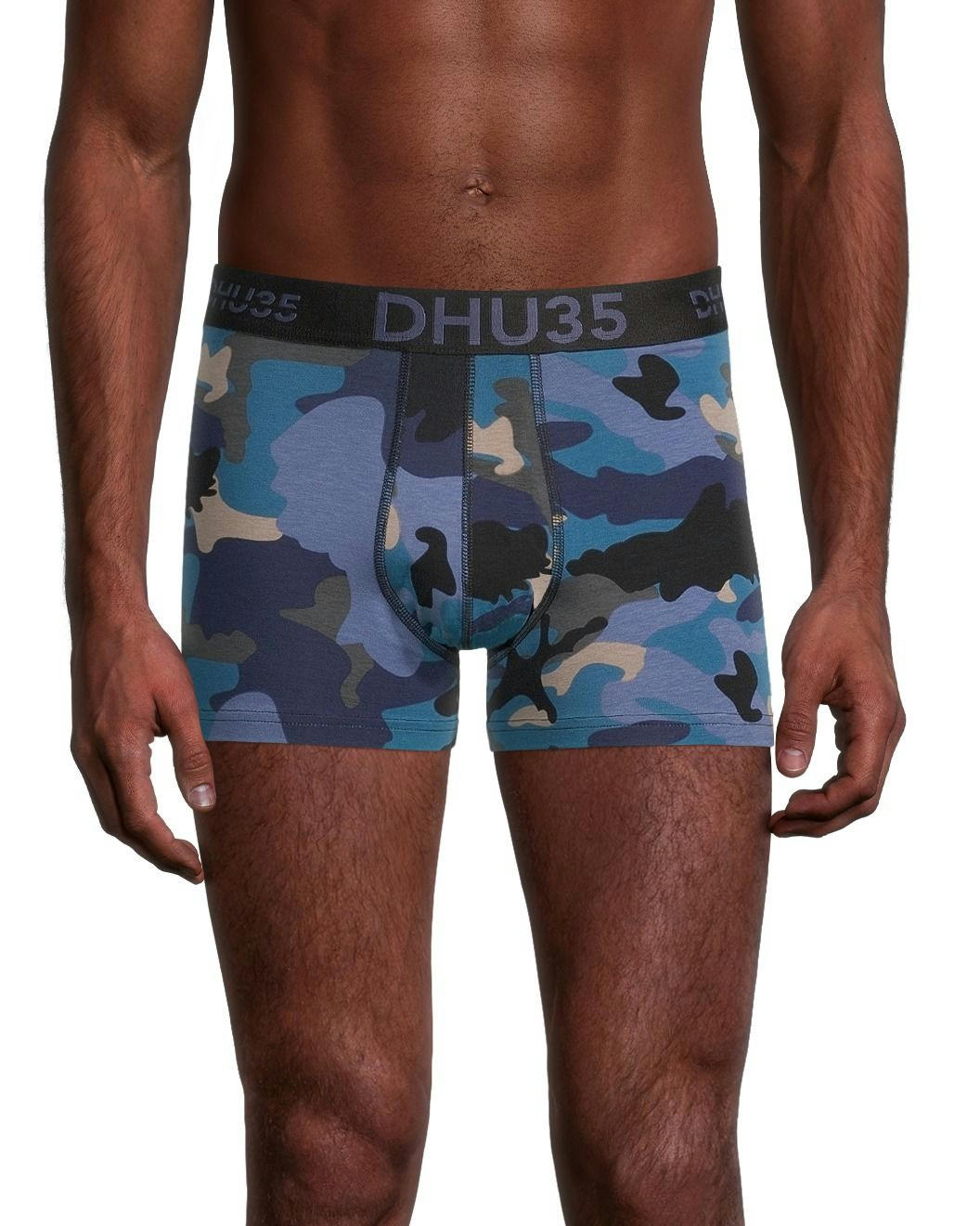 Denver Hayes Men's Fashion Cotton Stretch Single Camo Trunk Briefs Underwear