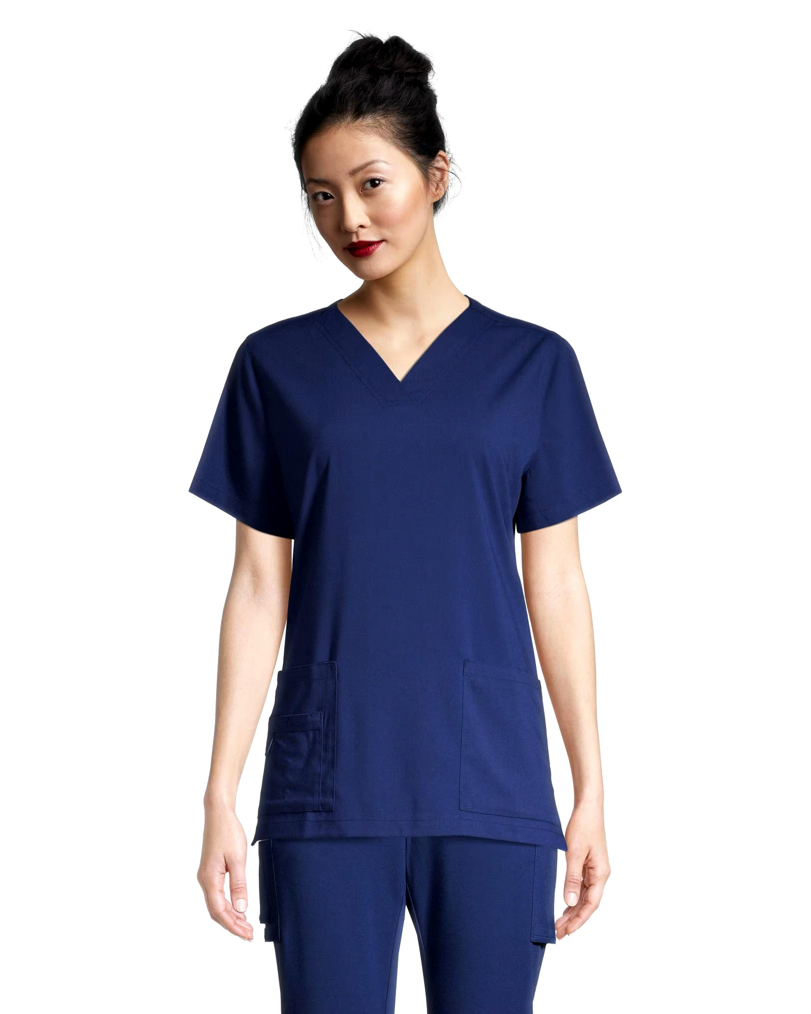 Health Pro Heart Women's Heart 5 Pocket V-Neck Scrub Top