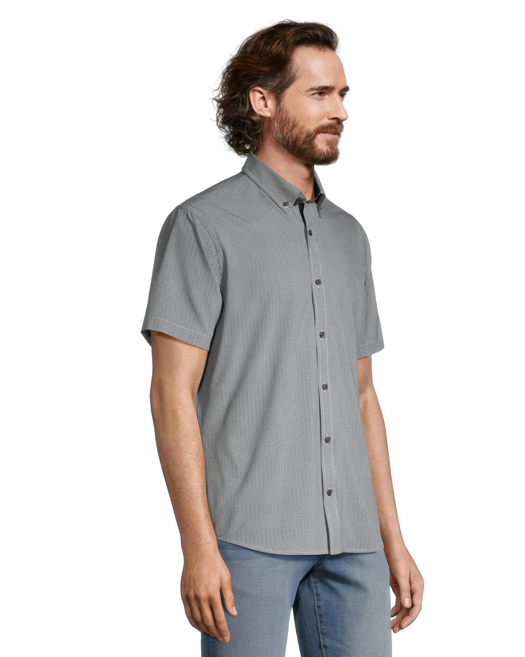 Denver Hayes Men's Hybrid 4 Way Stretch Shirt