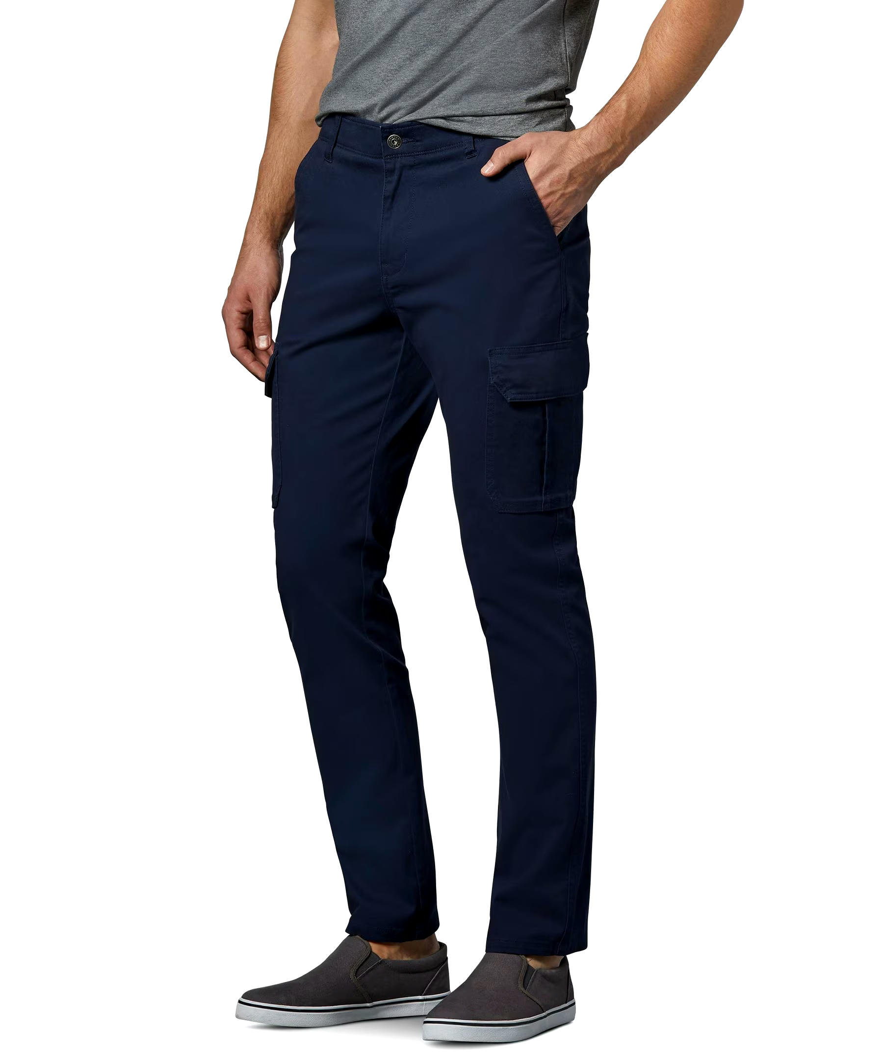 Denver Hayes Men's Stretch Slim Cargo Pants