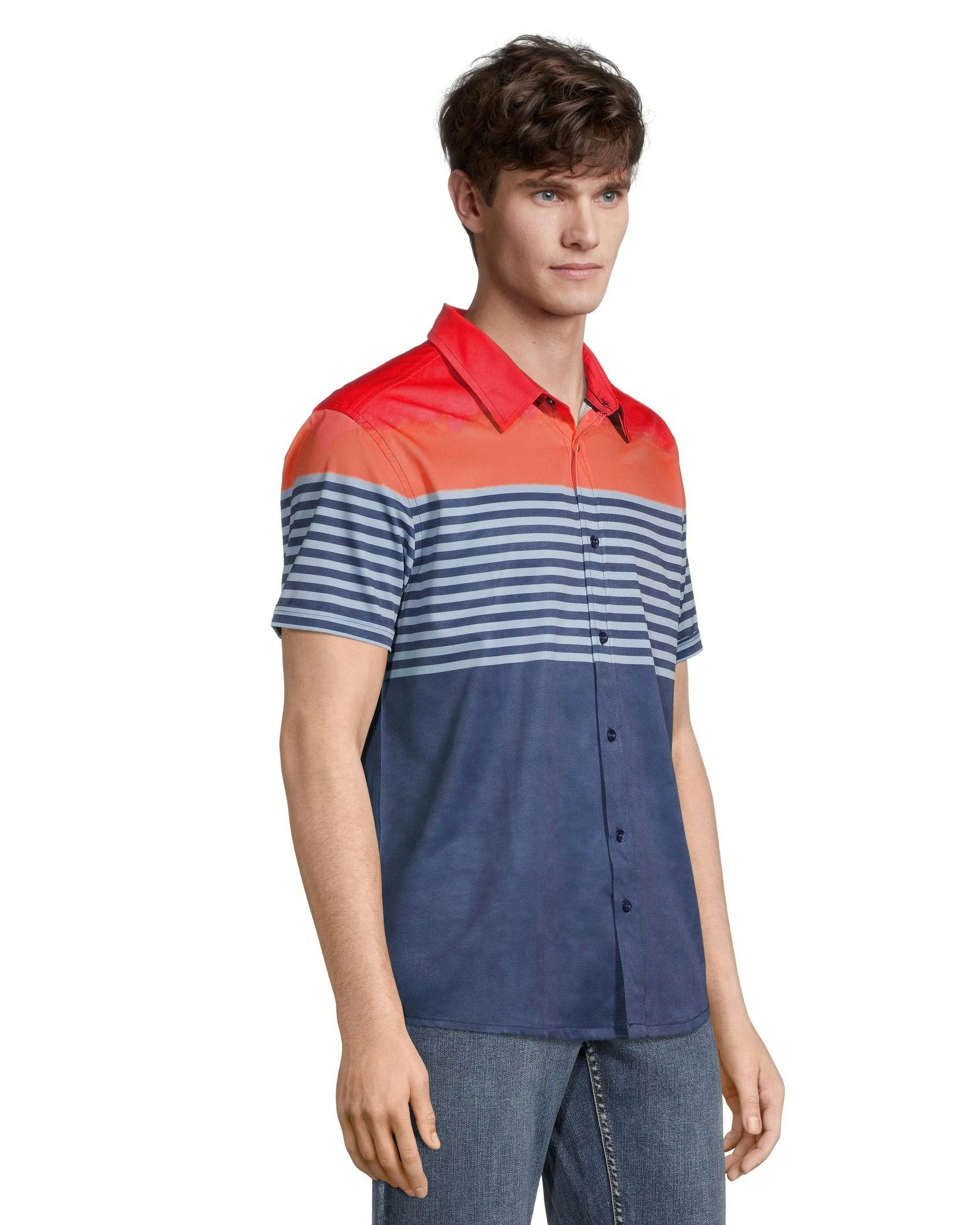 Lois Men's Benton Short Sleeve 4-Way Stretch Shirt