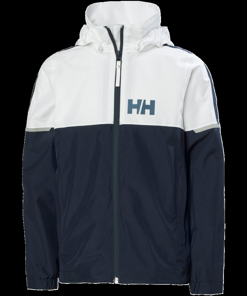 Helly Hansen Unisex 8-16 Years Active 2.0 Waterproof Windproof and Breathable Rain Jacket