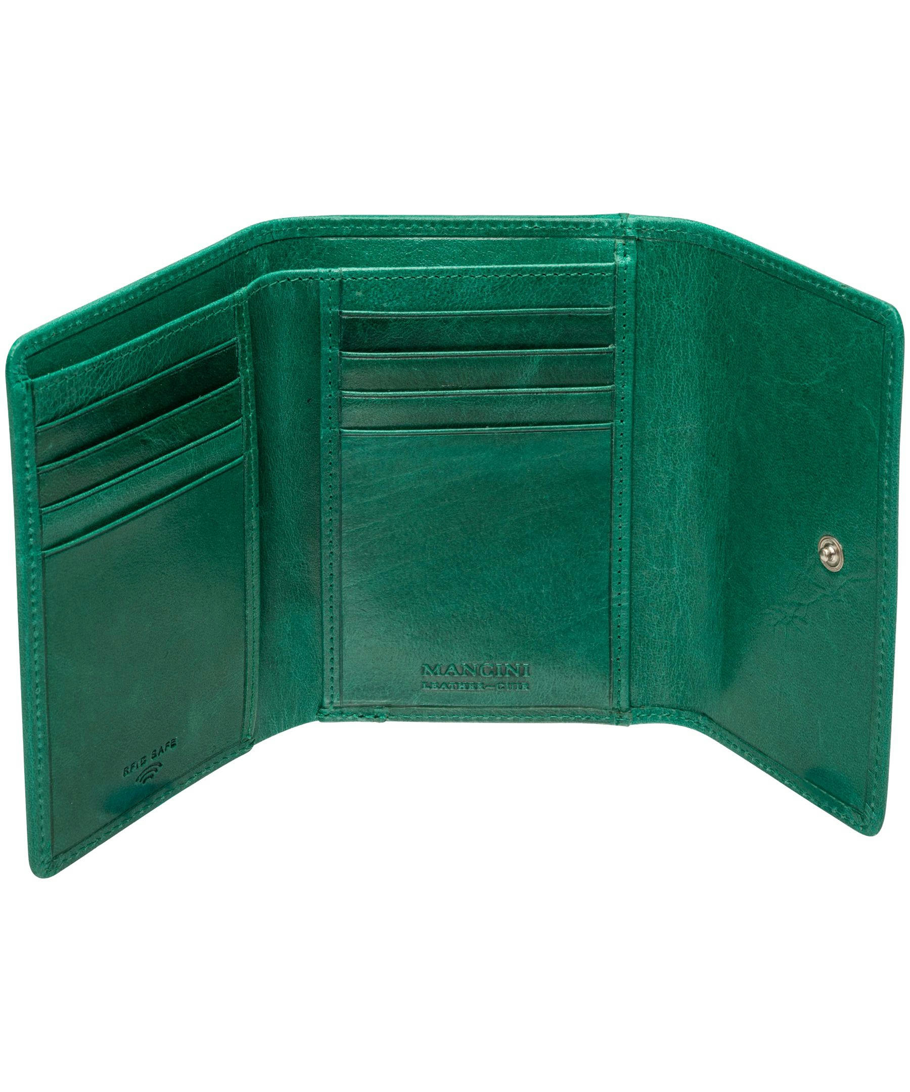 South Beach Women's RFID Secure Medium Clutch Wallet