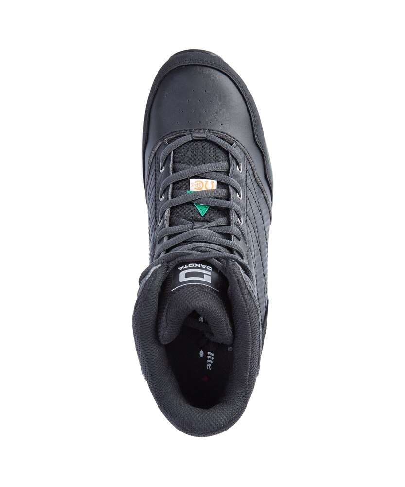 Dakota WorkPro Series Men's Steel Toe Steel Plate Mid Cut Quad Lite Athletic Safety Shoes - Black