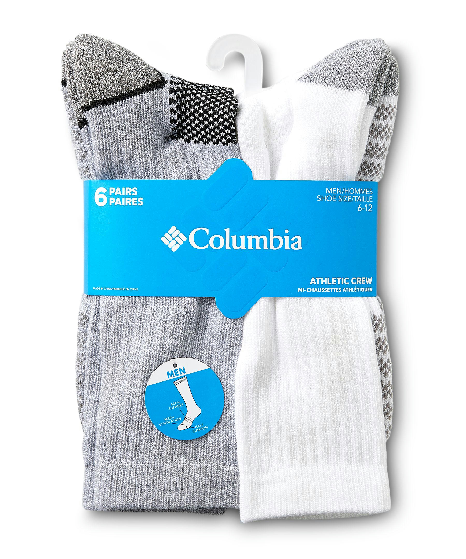 Men's 6 Pack Fastdry Sport Crew Socks