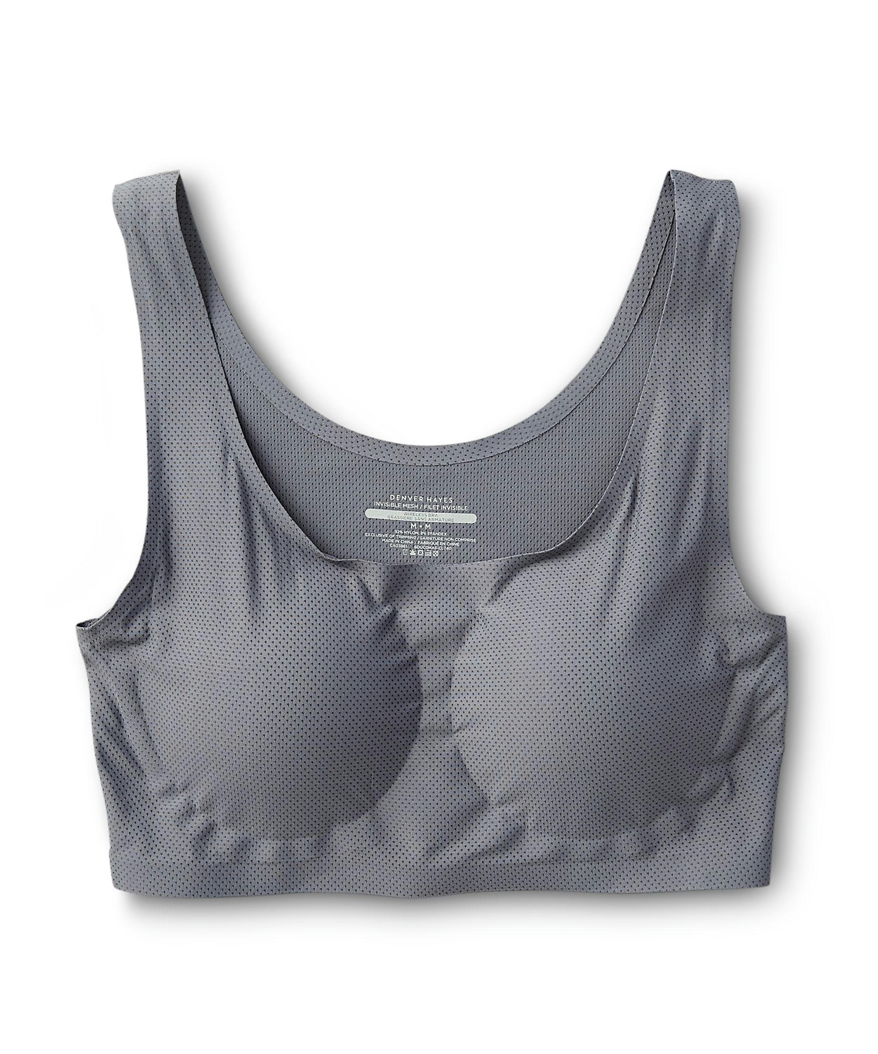 Denver Hayes Women's Invisible Mesh Wireless Bra