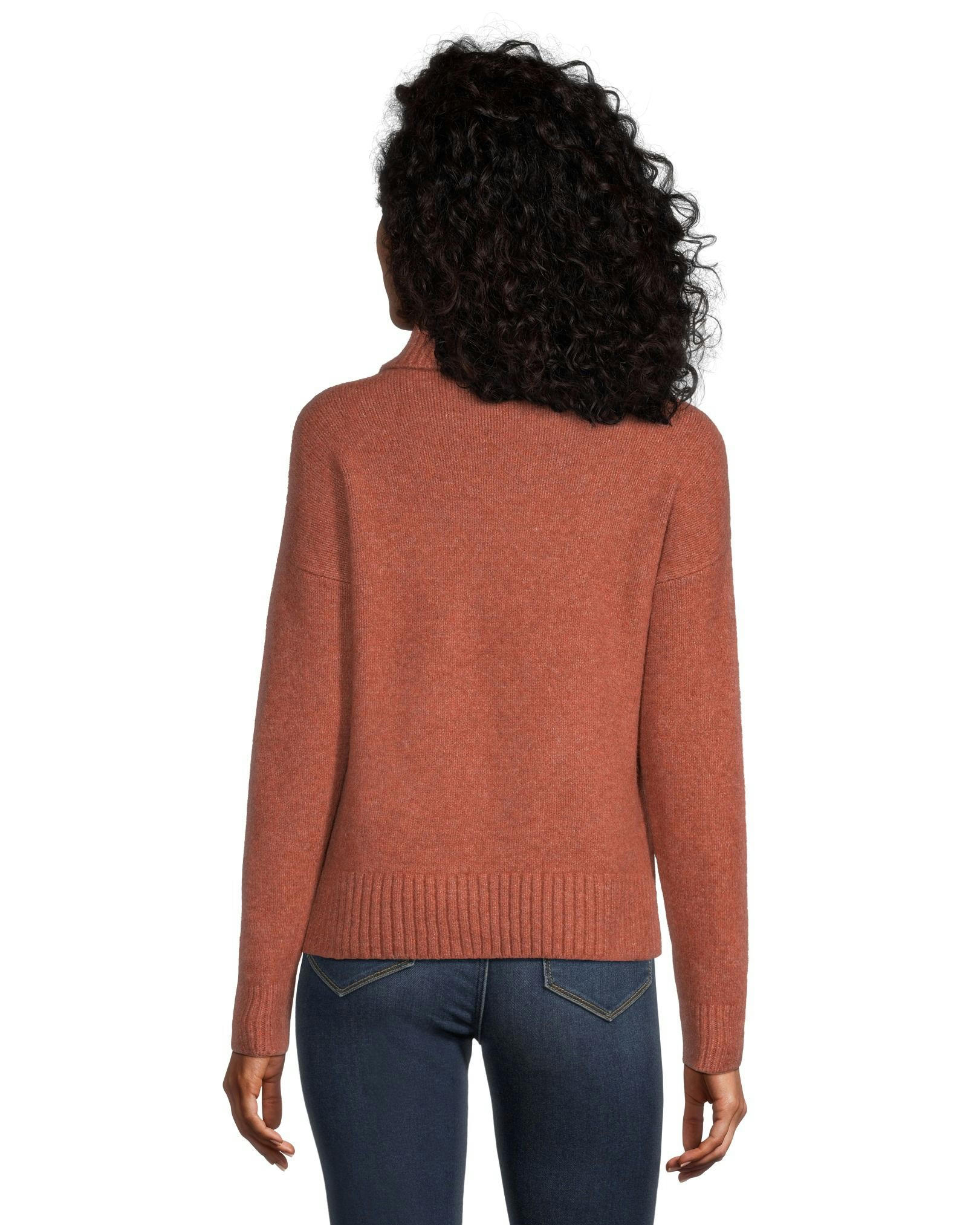 Denver Hayes Women's Luxe Supersoft Semi Fitted Turtleneck Pullover