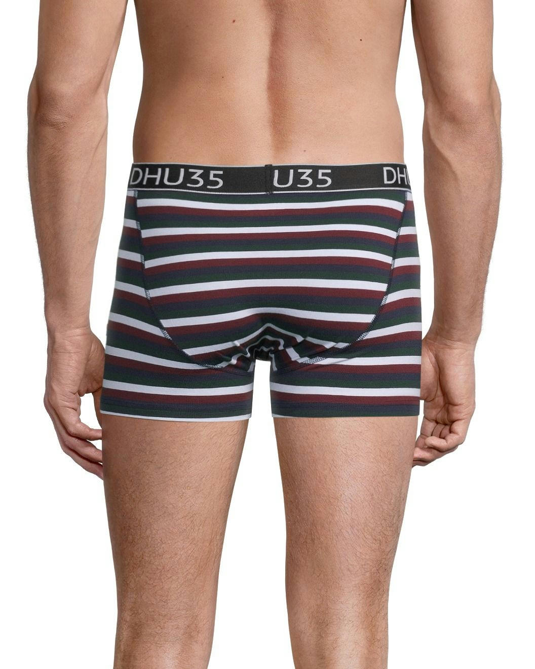 Denver Hayes Men's 3 Pack X-Mas Cotton Stretch Boxer Brief Underwear